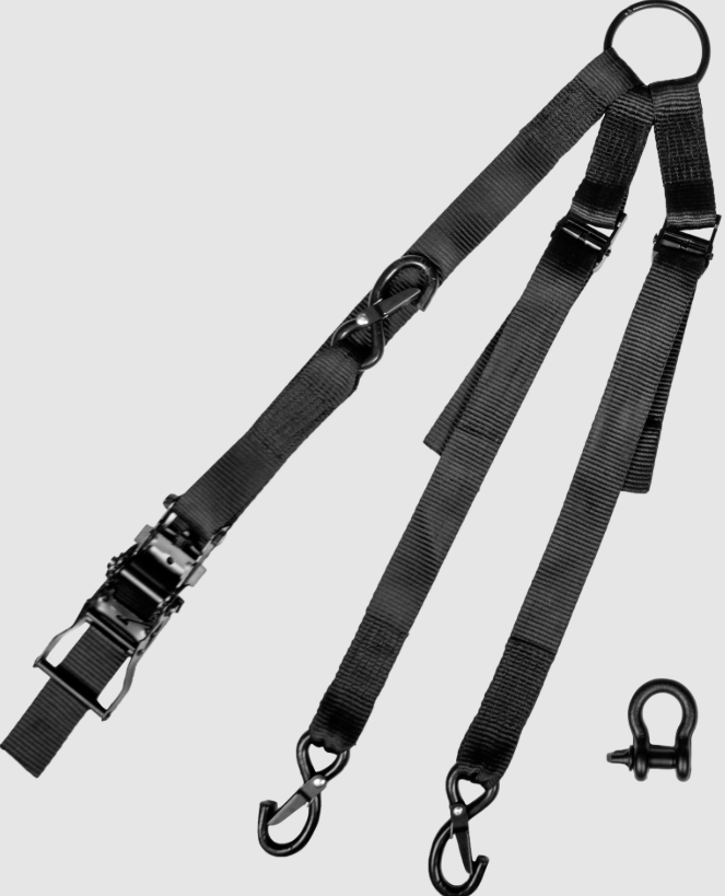Fire Power 3-Way 1.5" Ratchet Tie-Down - View 1