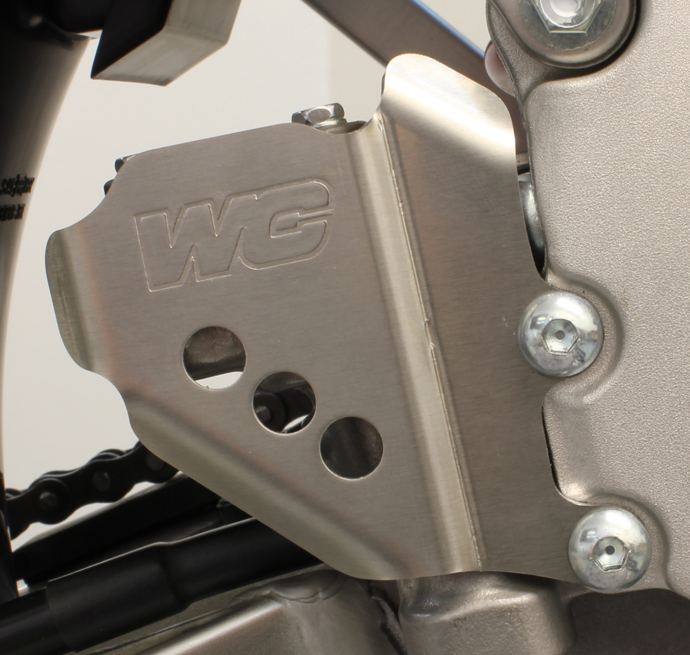 WORKS Rear Master Cylinder Guard - View 1