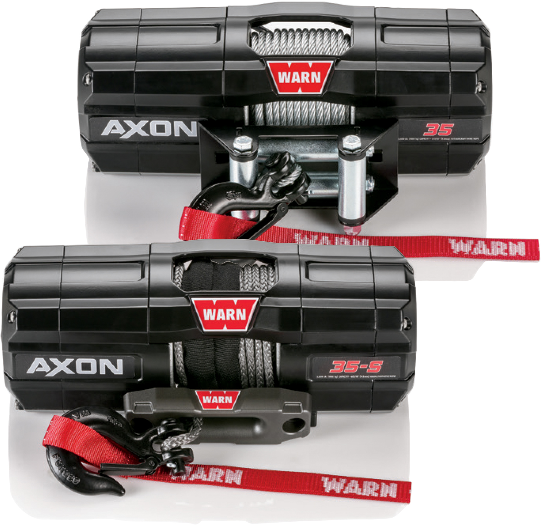 WARN AXON 35/35S/3500 Wire Rope Winch - View 1