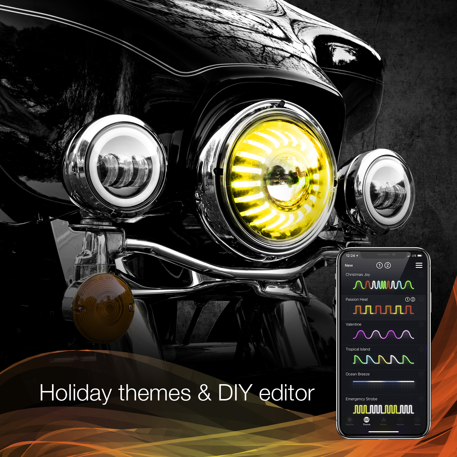 7″ XKChrome RGB Headlight