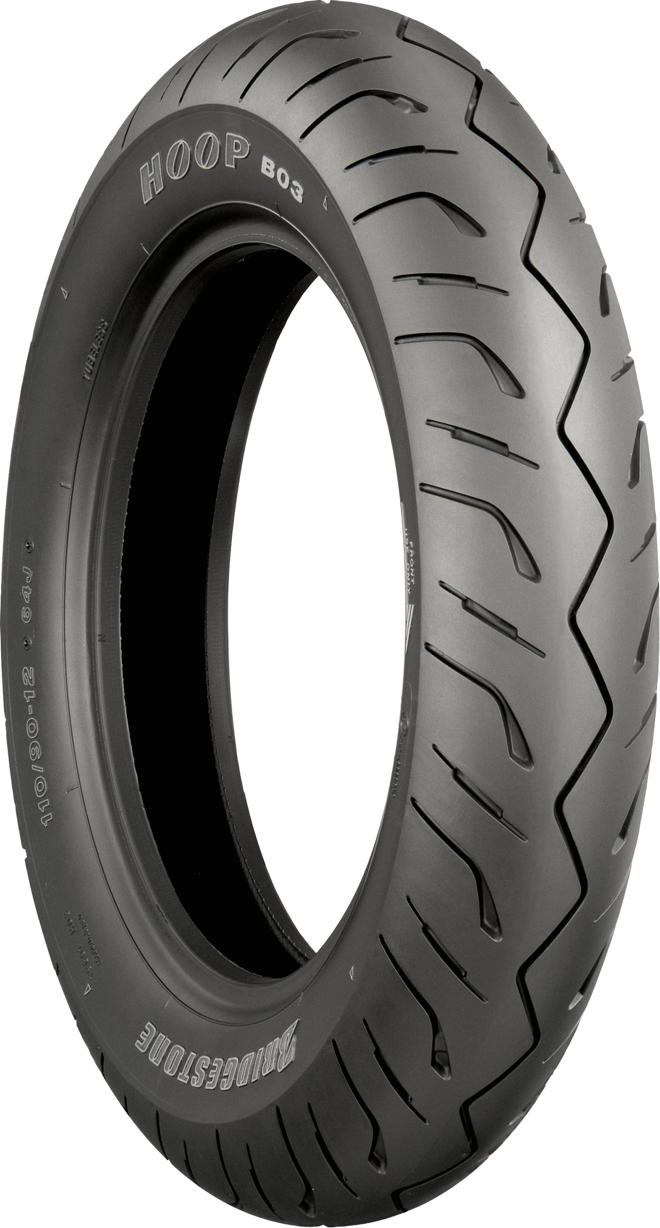Bridgestone Hoop B03 Tire 110/90-13 M/C 55P TL Front 190058 | eBay