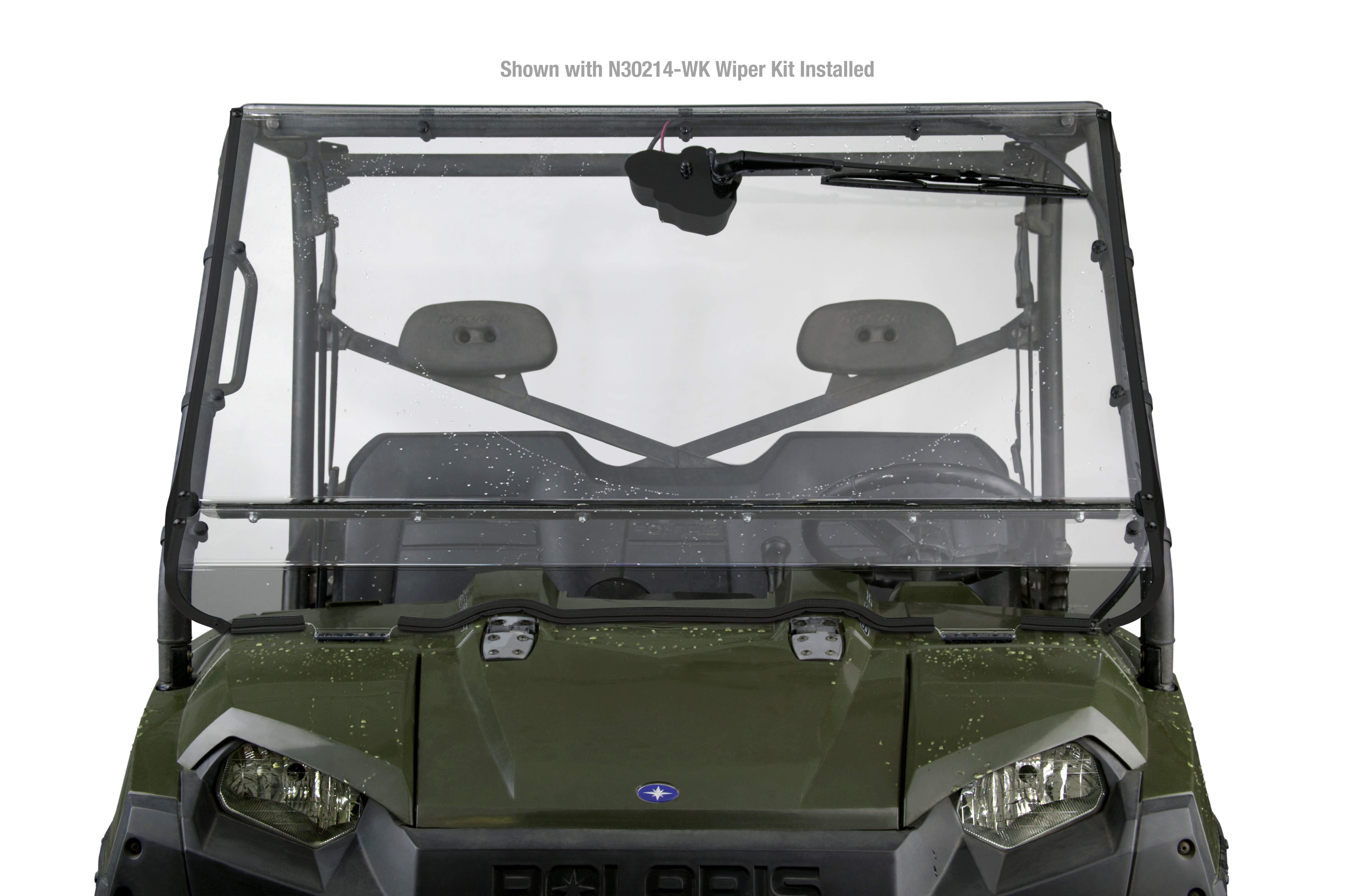 NATIONAL CYCLE Wiper Ready Full Windshield - View 1