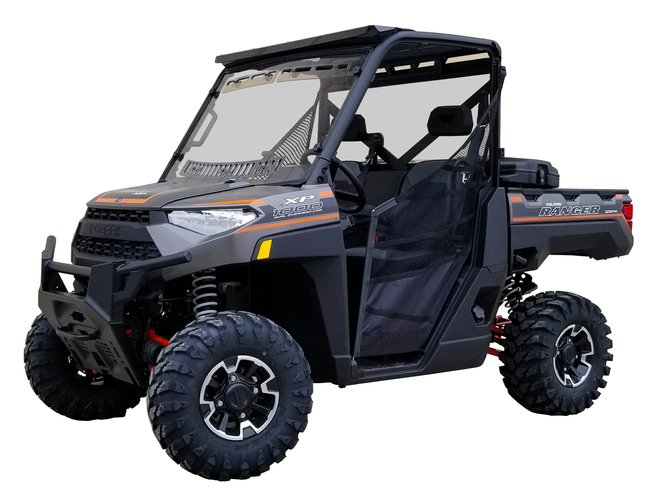 SPIKE 77-9825 Full Windshield Dual Vent for Polaris Ranger XP & 800 Models
