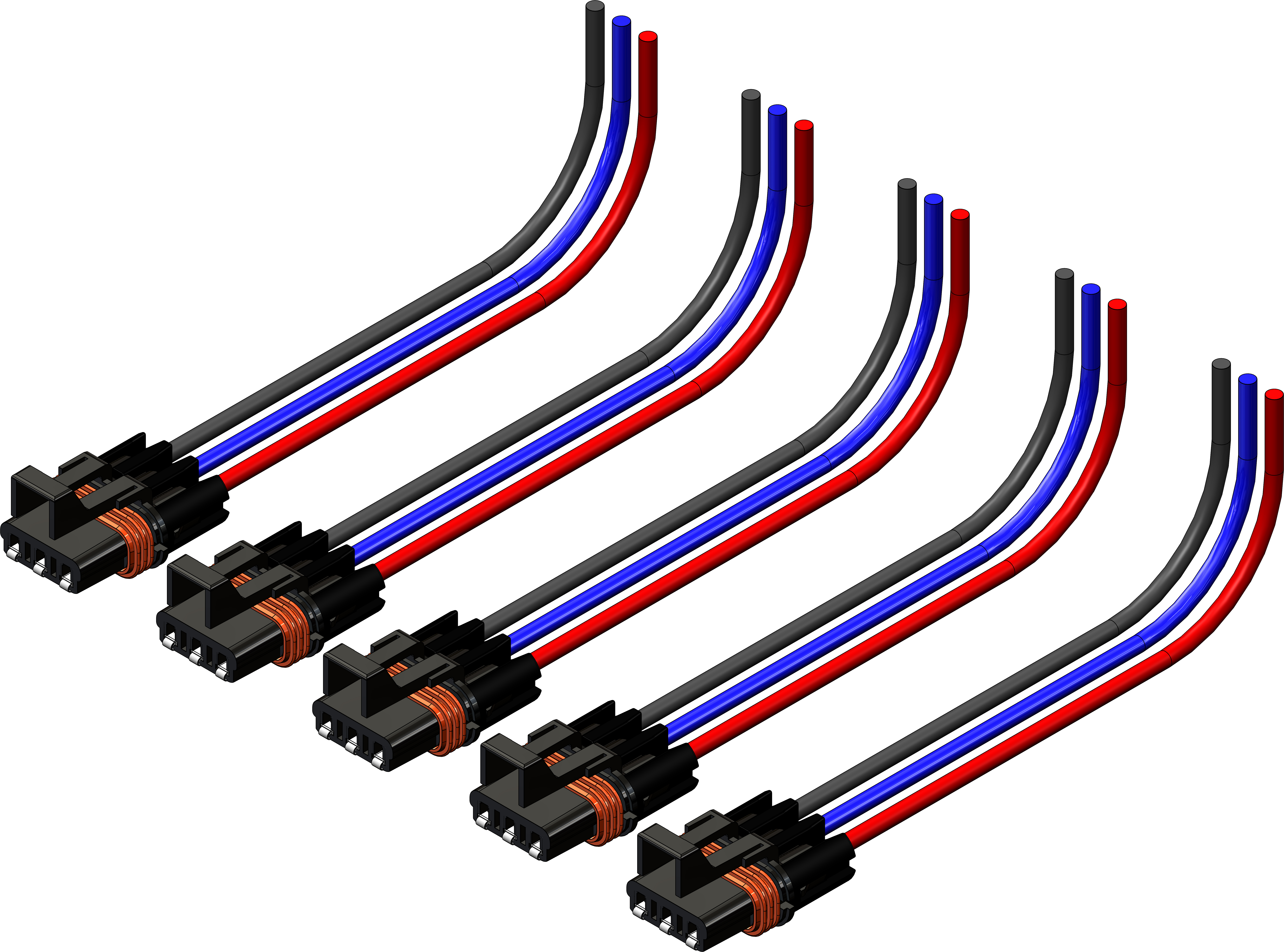 KFI 3-Pin Wire Harness Pigtail - View 1