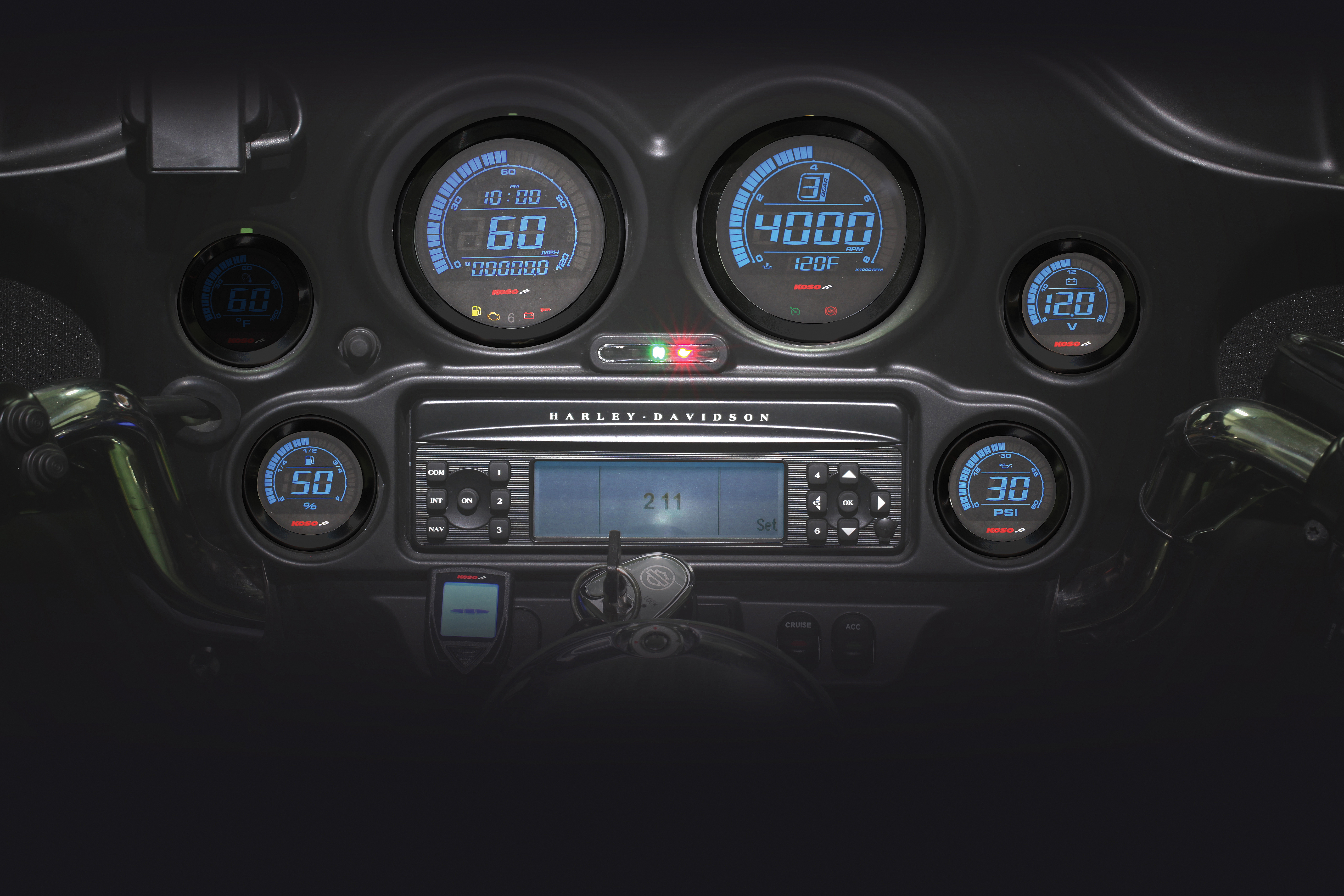 Digital Harley Gauge Cluster