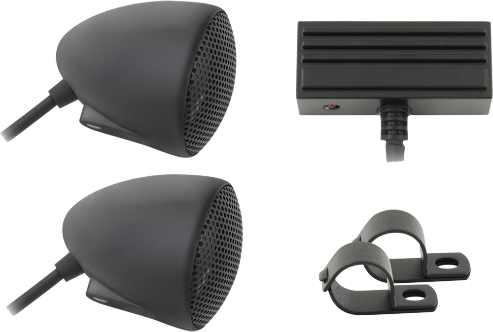CYCLE SOUNDS ATV/UTV SOUND SYSTEM 2.5" KIT (BLACK)