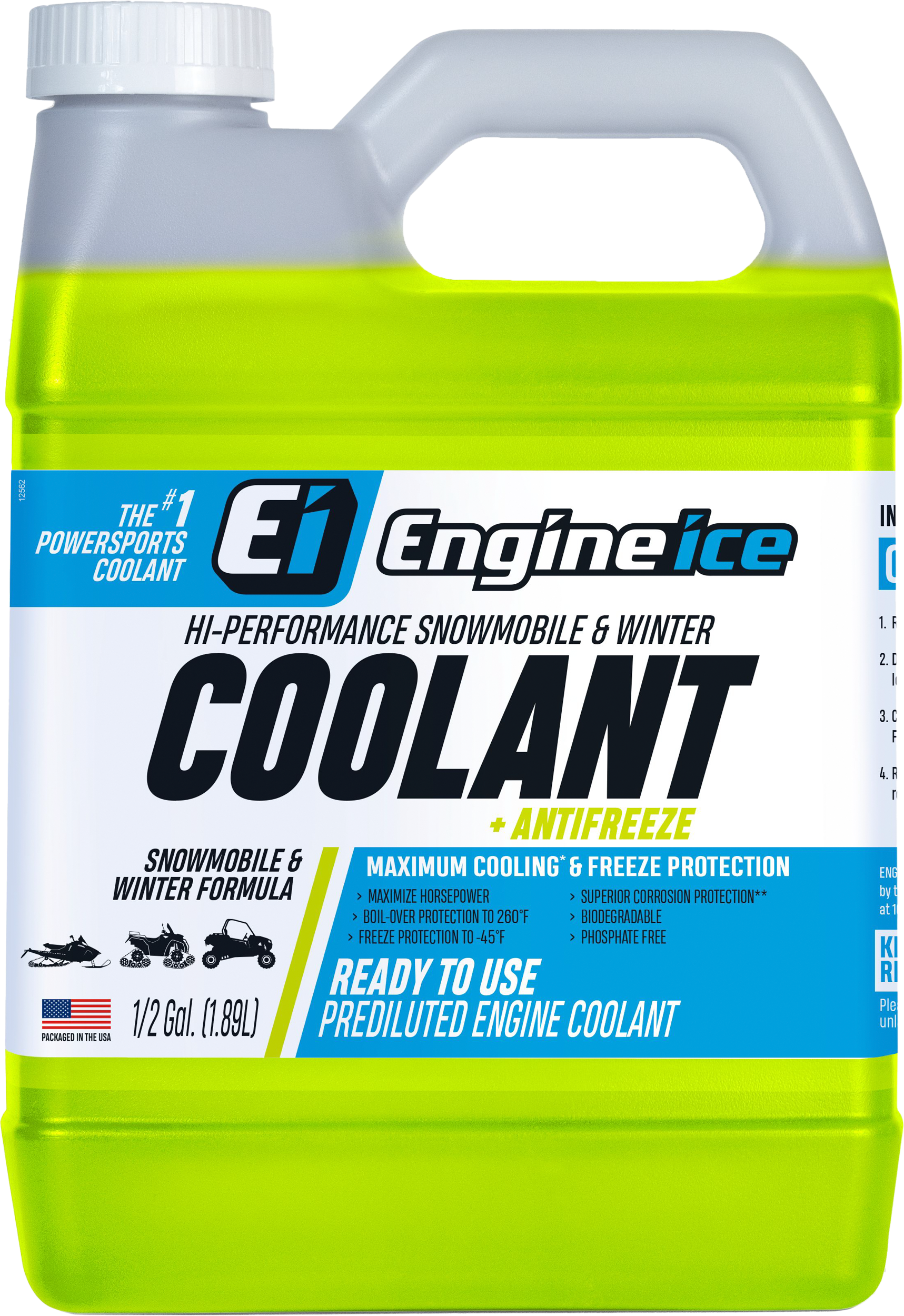 ENGINE ICE Hi-Performance Winter Coolant + Antifreeze - View 1