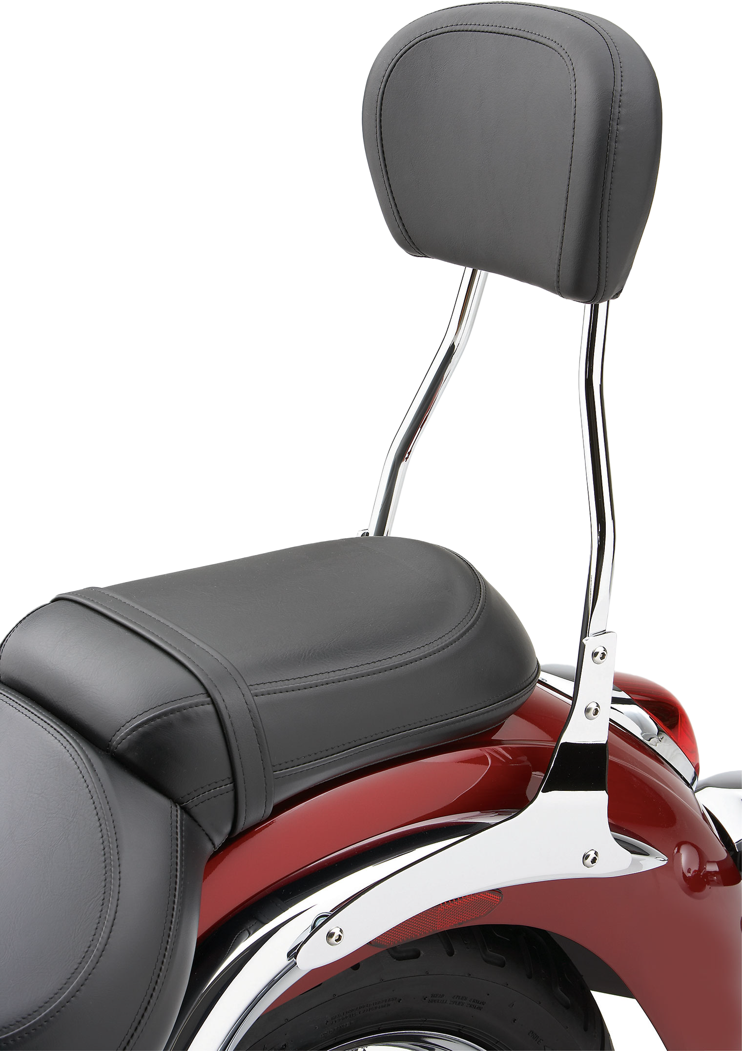 COBRA STD ROUND SISSY BAR W/PAD CHROME HON ACE/TOURER/SABRE - View 1