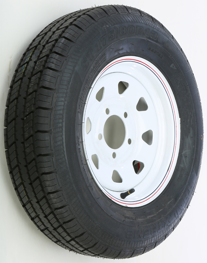 Trailer Tire & 8 Spoke Steel Wheel Assembly