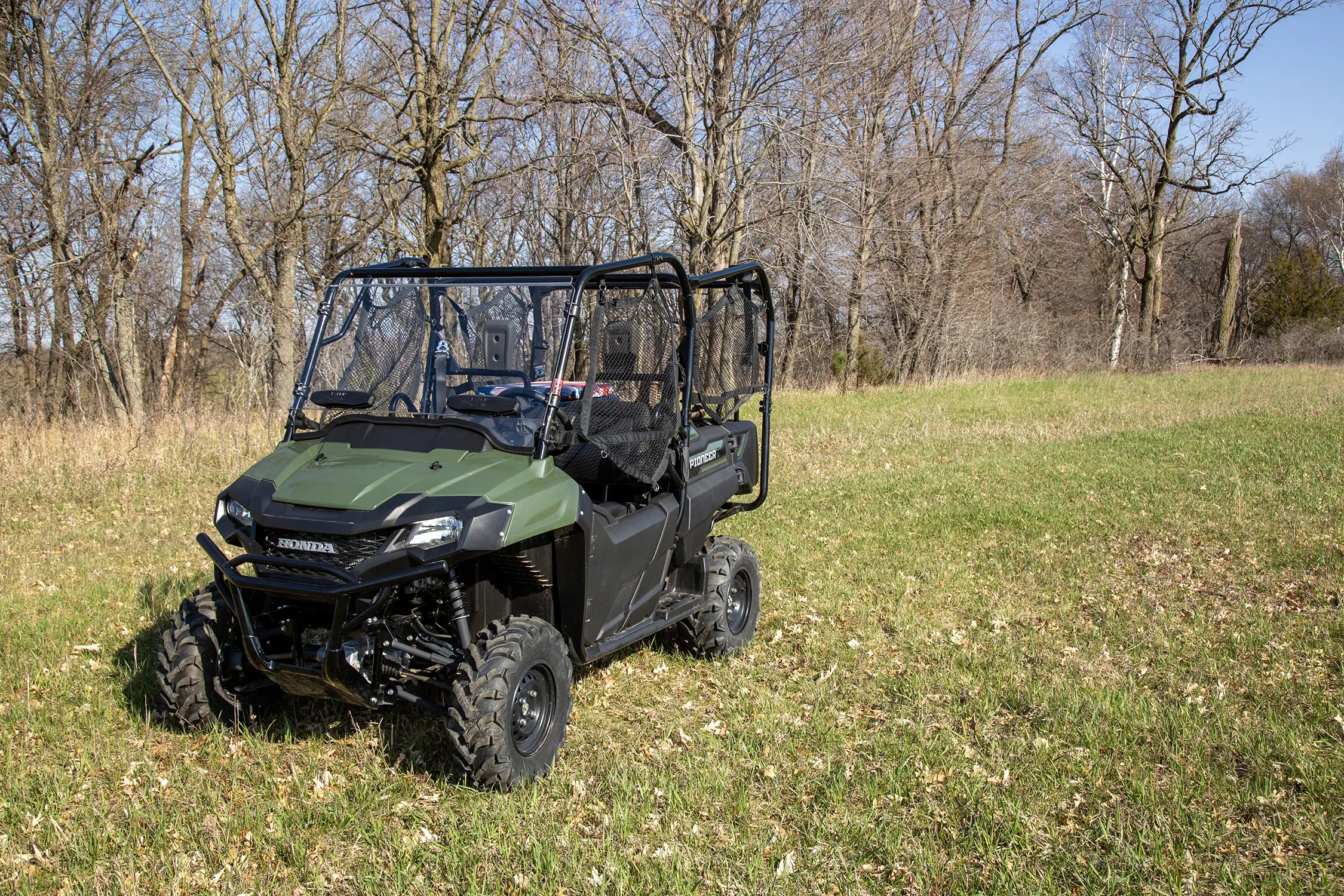 Front Poly Windshield – Full Fixed Vented