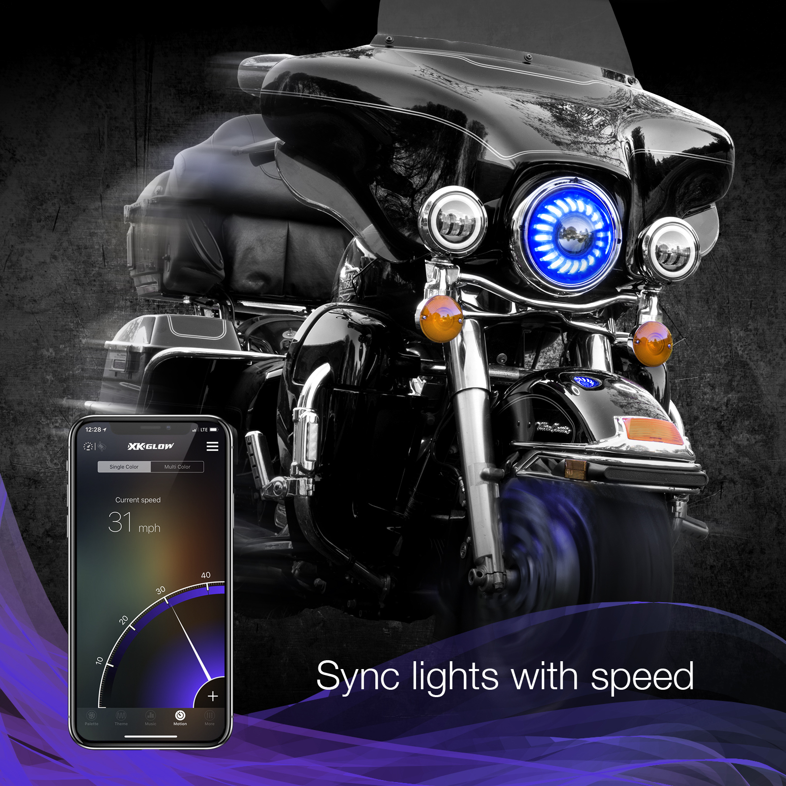 7″ XKChrome RGB Headlight