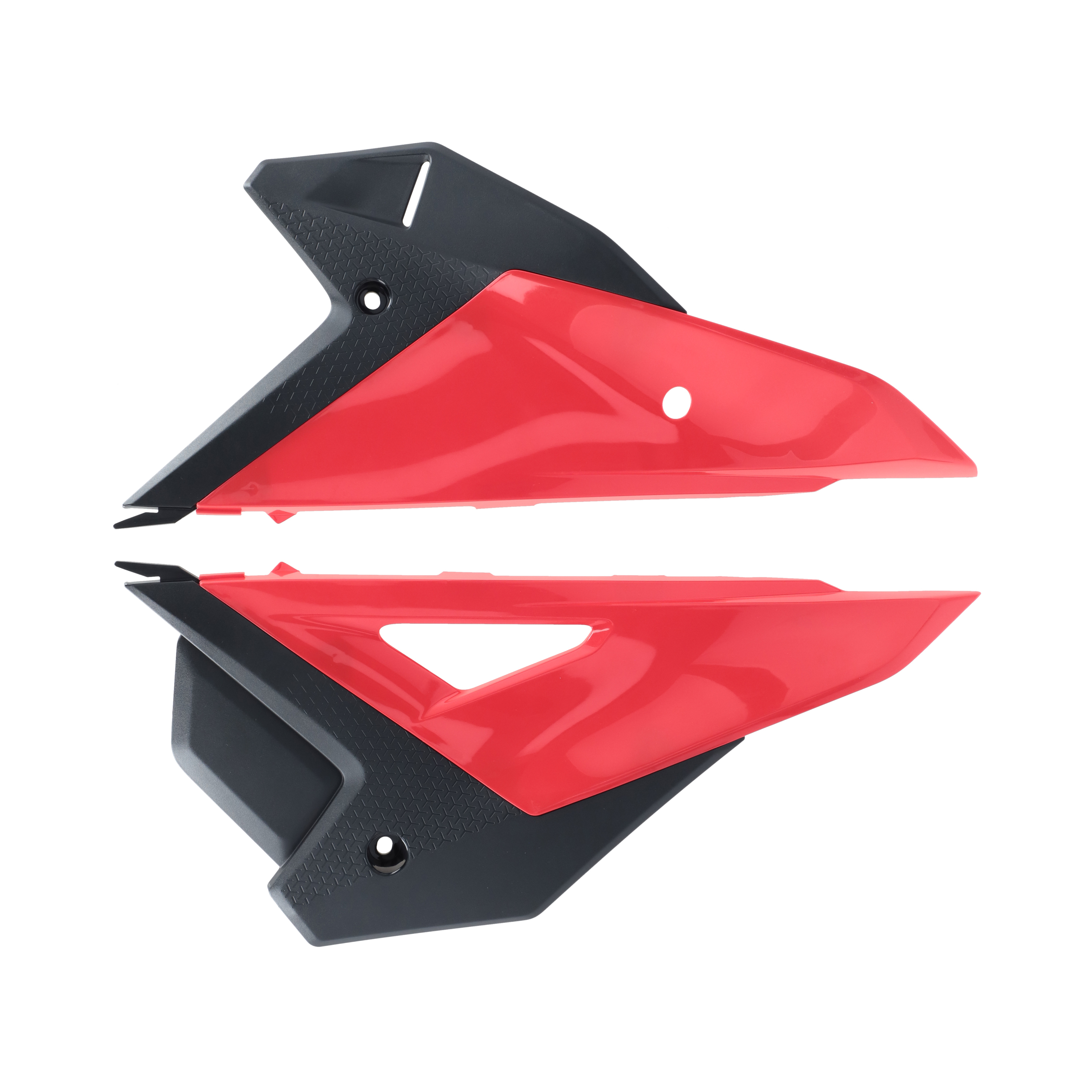 SIDE PANELS- UPPER+LOWER CRF RED/BLACK