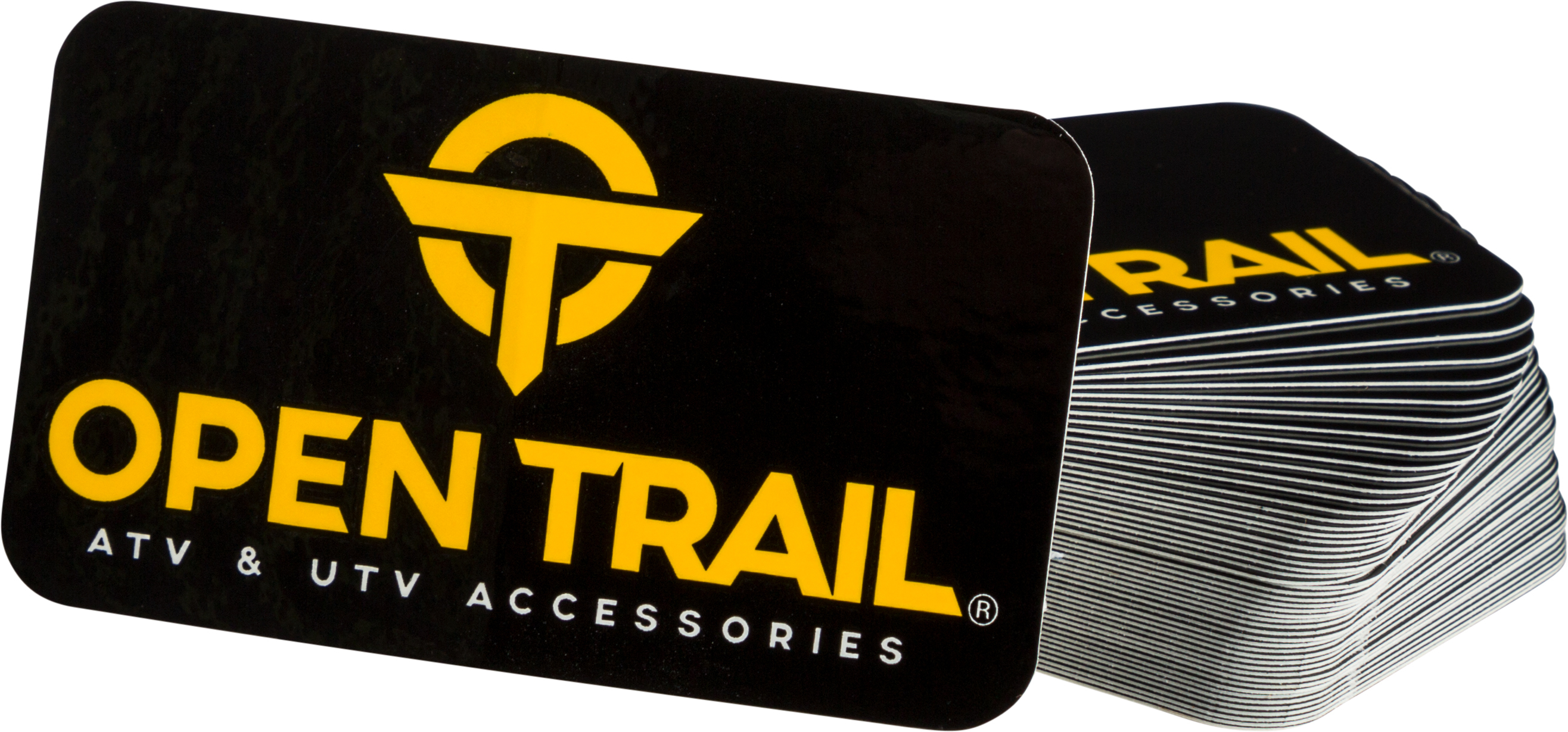 OPEN TRAIL Logo Sticker - View 1
