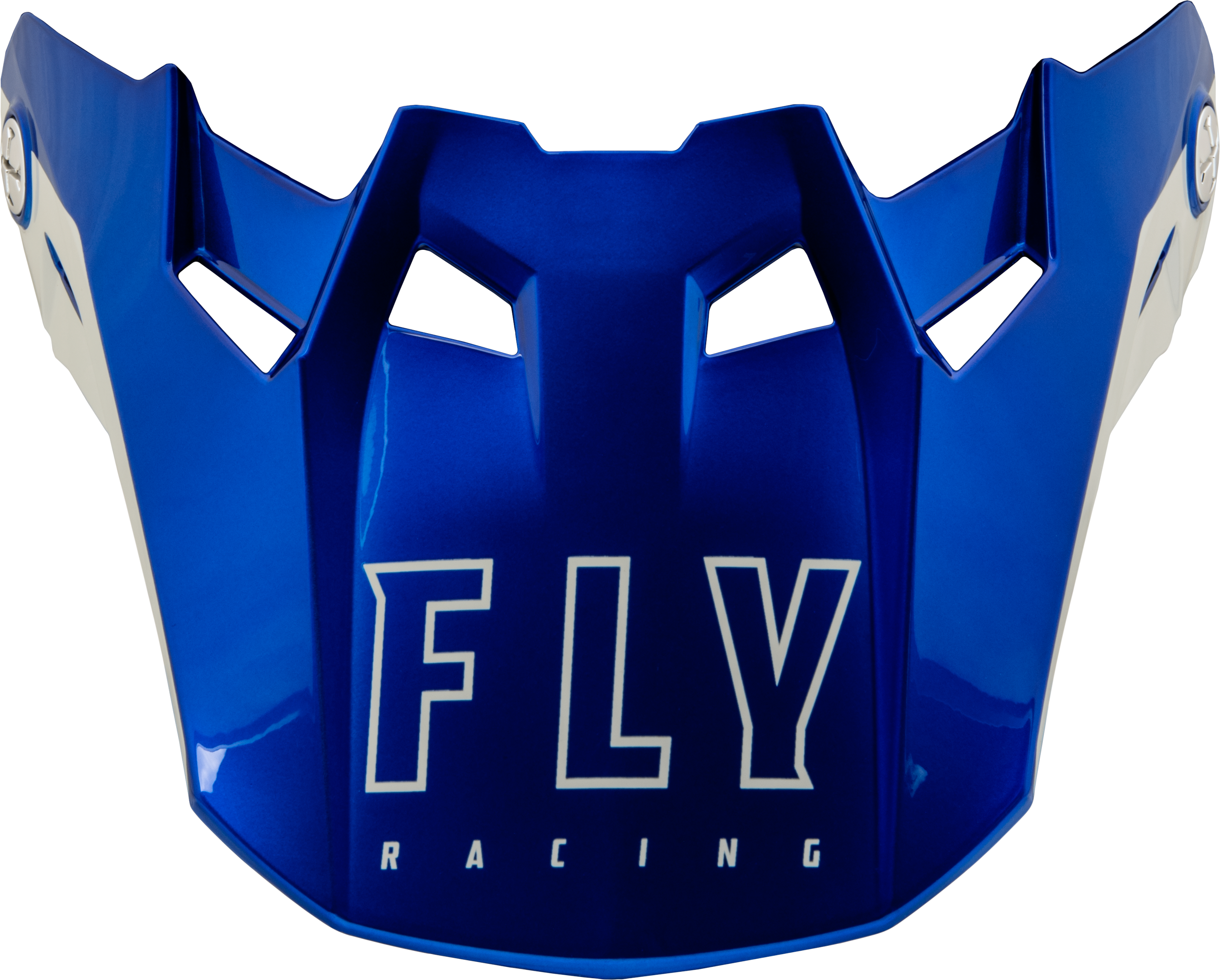 Fly Racing Formula Cc Centrum Visor Metallic Blue/Light Grey Helmet Accessories