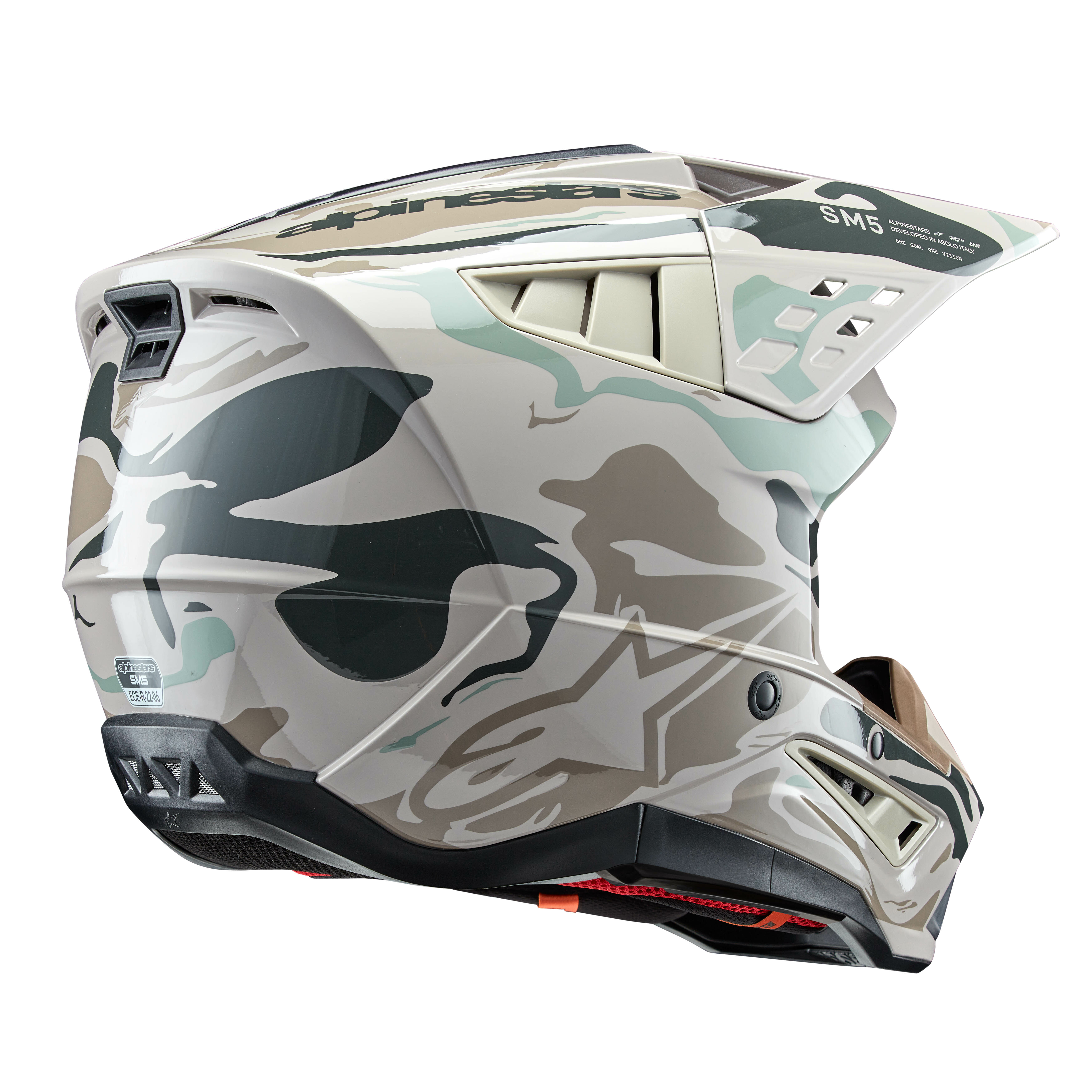 Fits S M5 Mineral Helmet Warm Gry/Celadon Grn GlSy 2x