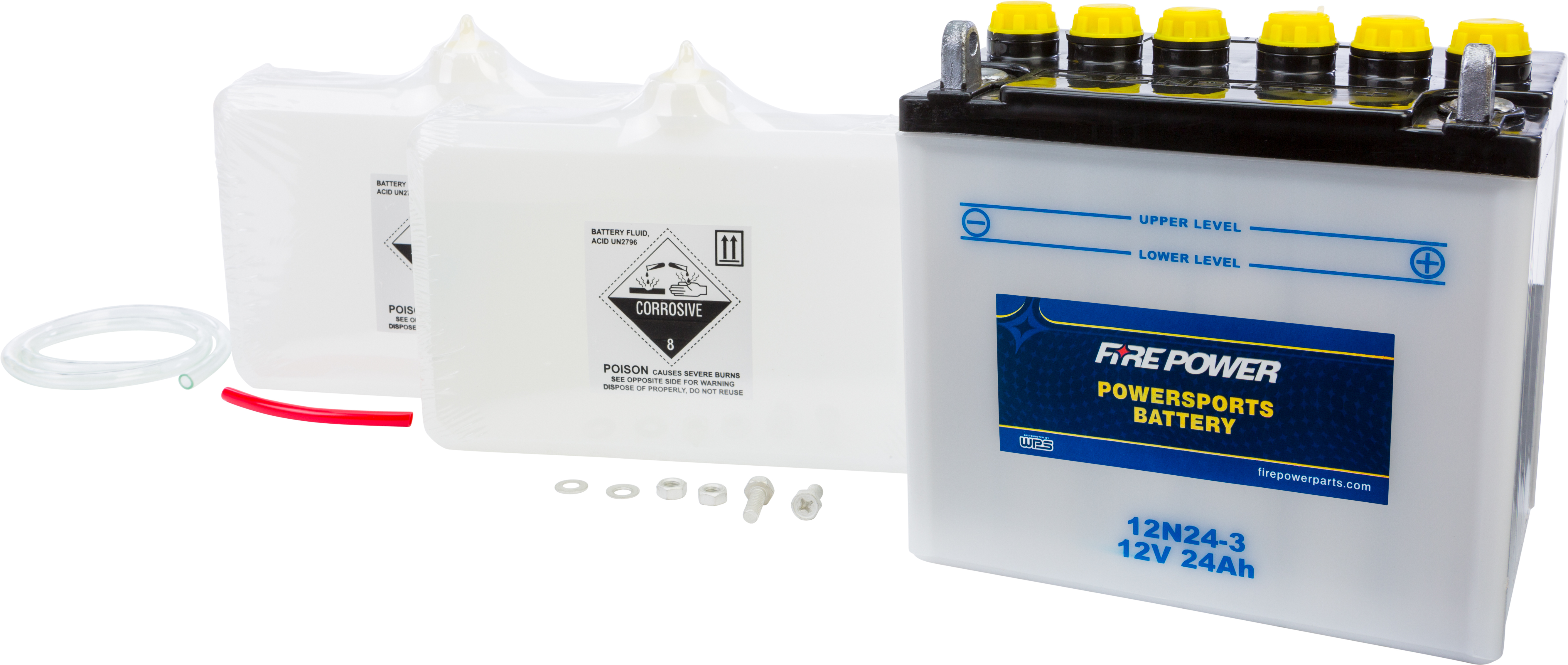 12V Standard Battery w/Acid Pack