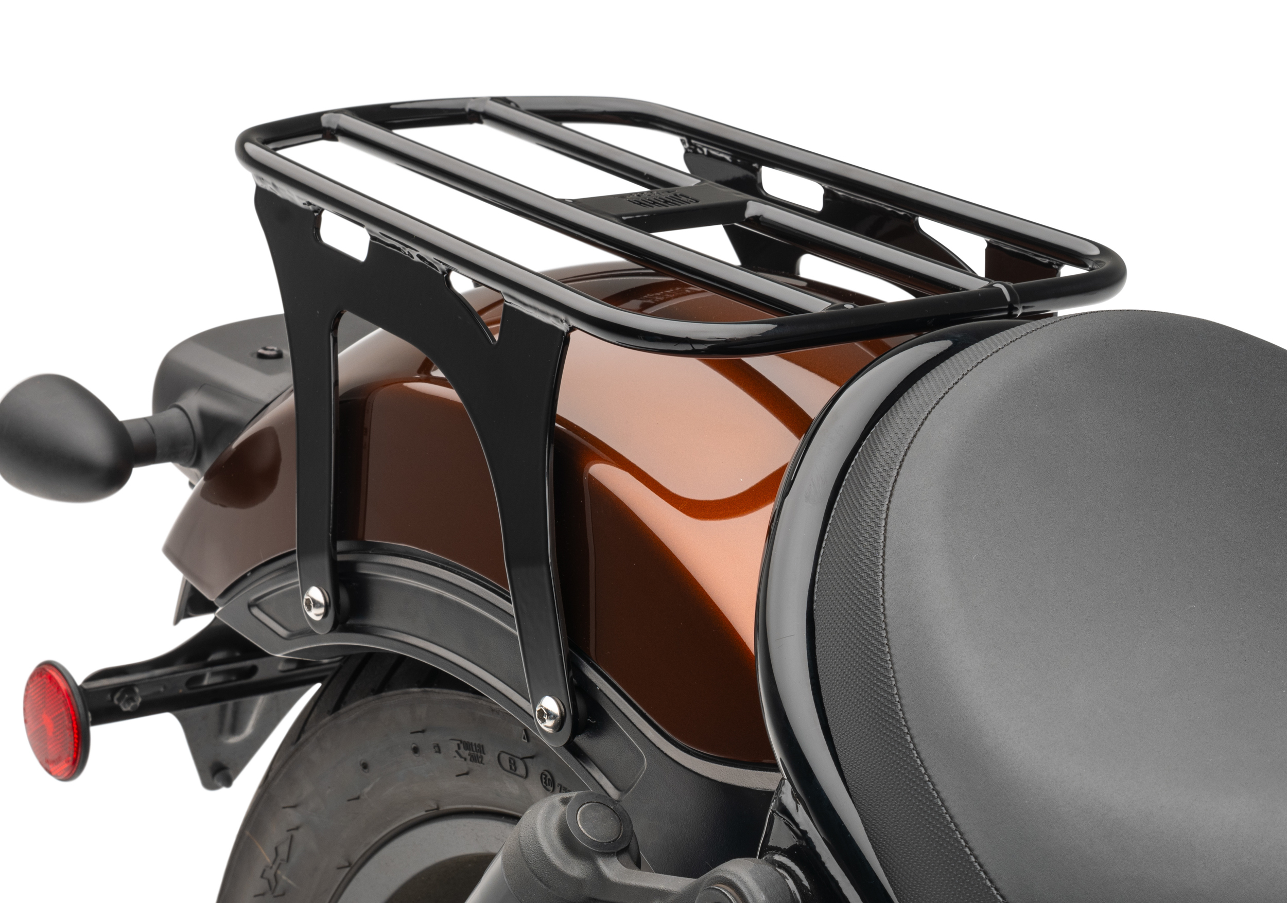 Solo Luggage Rack Lasered Cobra Logo