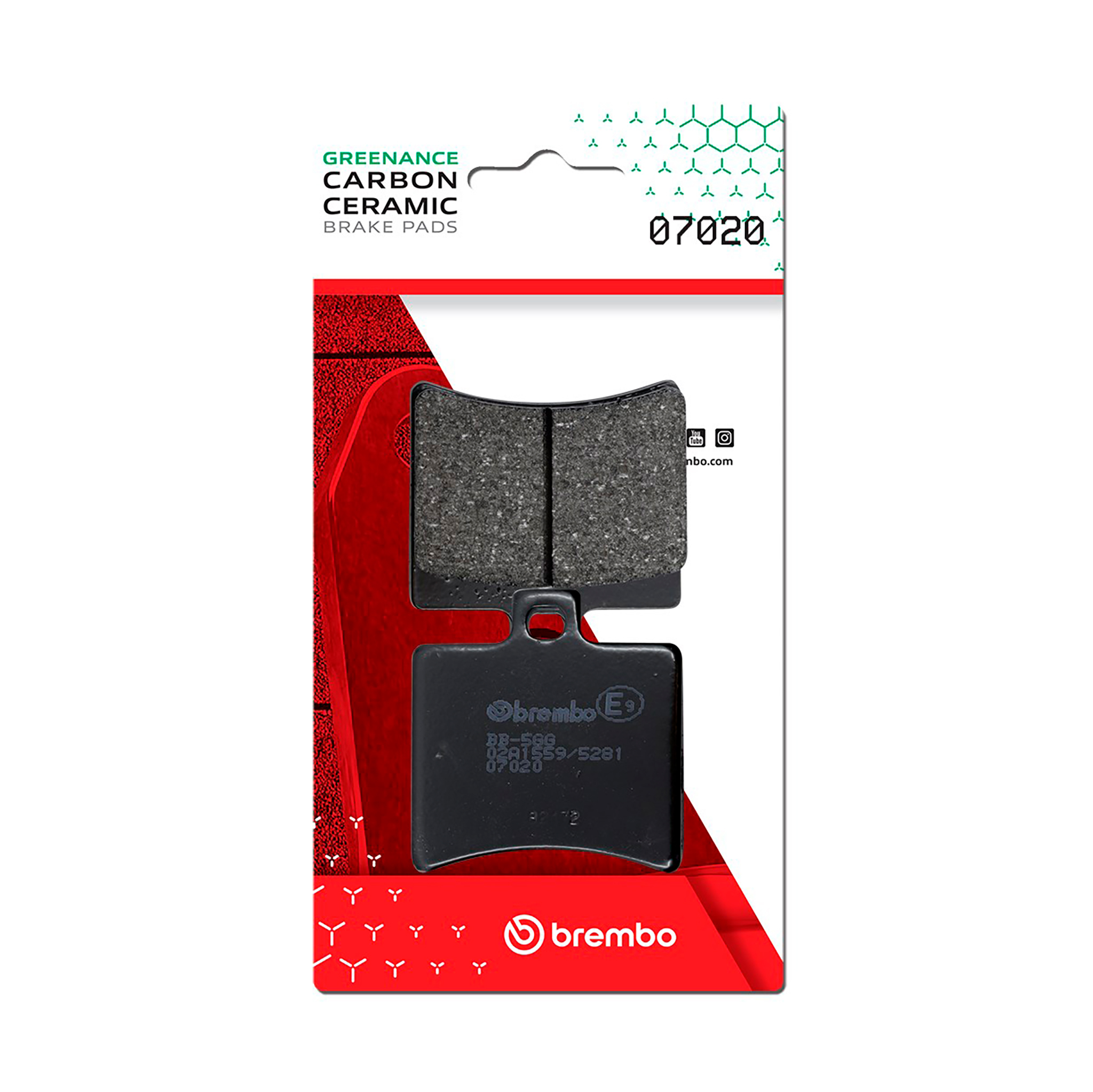 Prime Carbon Ceramic Brake Pads