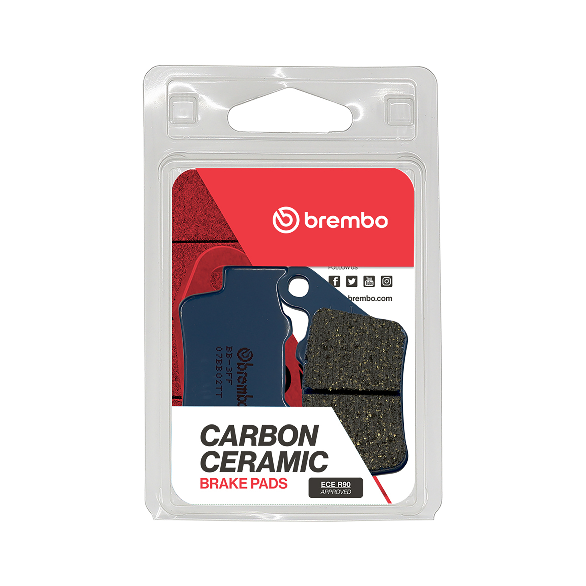 BREMBO Prime TT Carbon Ceramic Brake Pads - View 1