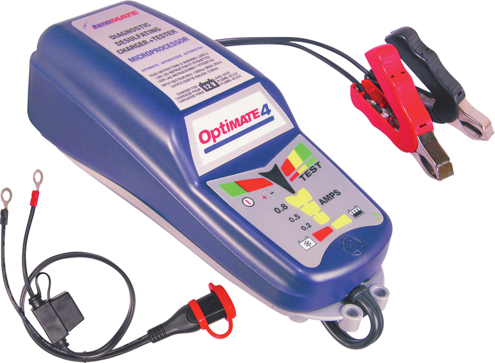TECMATE OPTIMATE 4 BATTERY CHARG ER DUAL PROGRAM - View 1