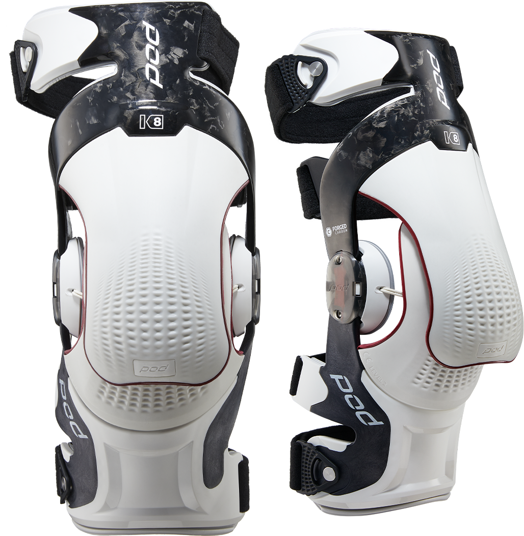 POD K8 Knee Brace Carbon (Pr) Carbon - View 1