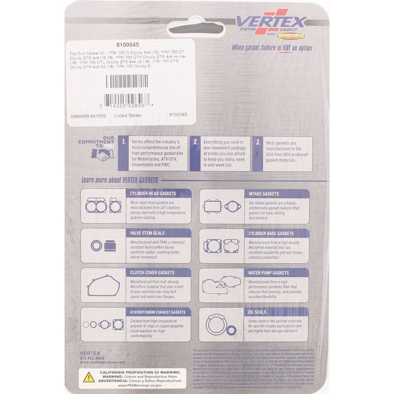 Top End Gasket Set