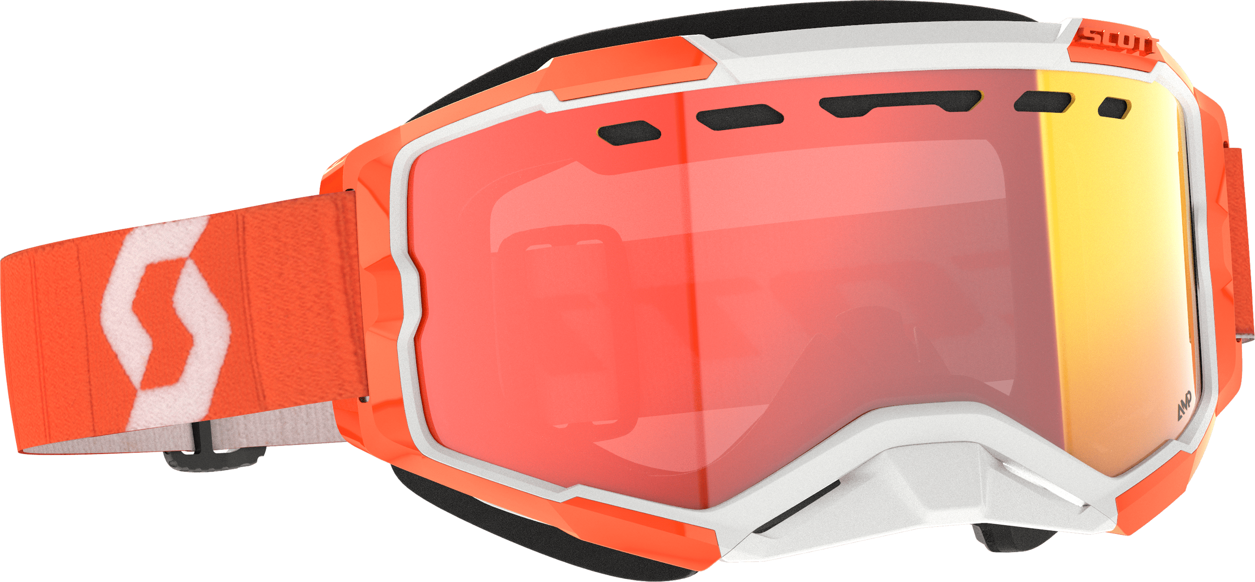 FURY SNOWCROSS GOGGLE ORANGE ENHANCER RED CHRM