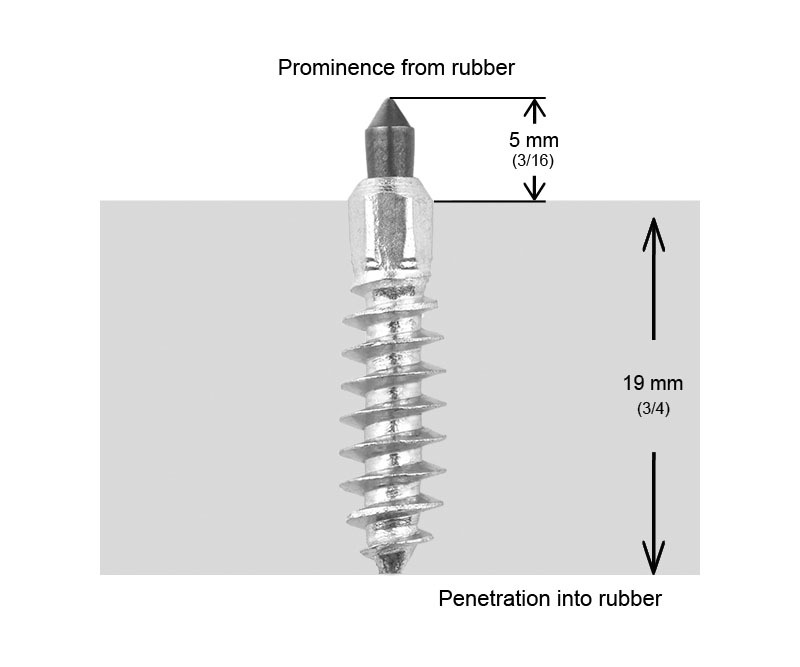 11MM STANDARD SCREW STUDS QTY 100