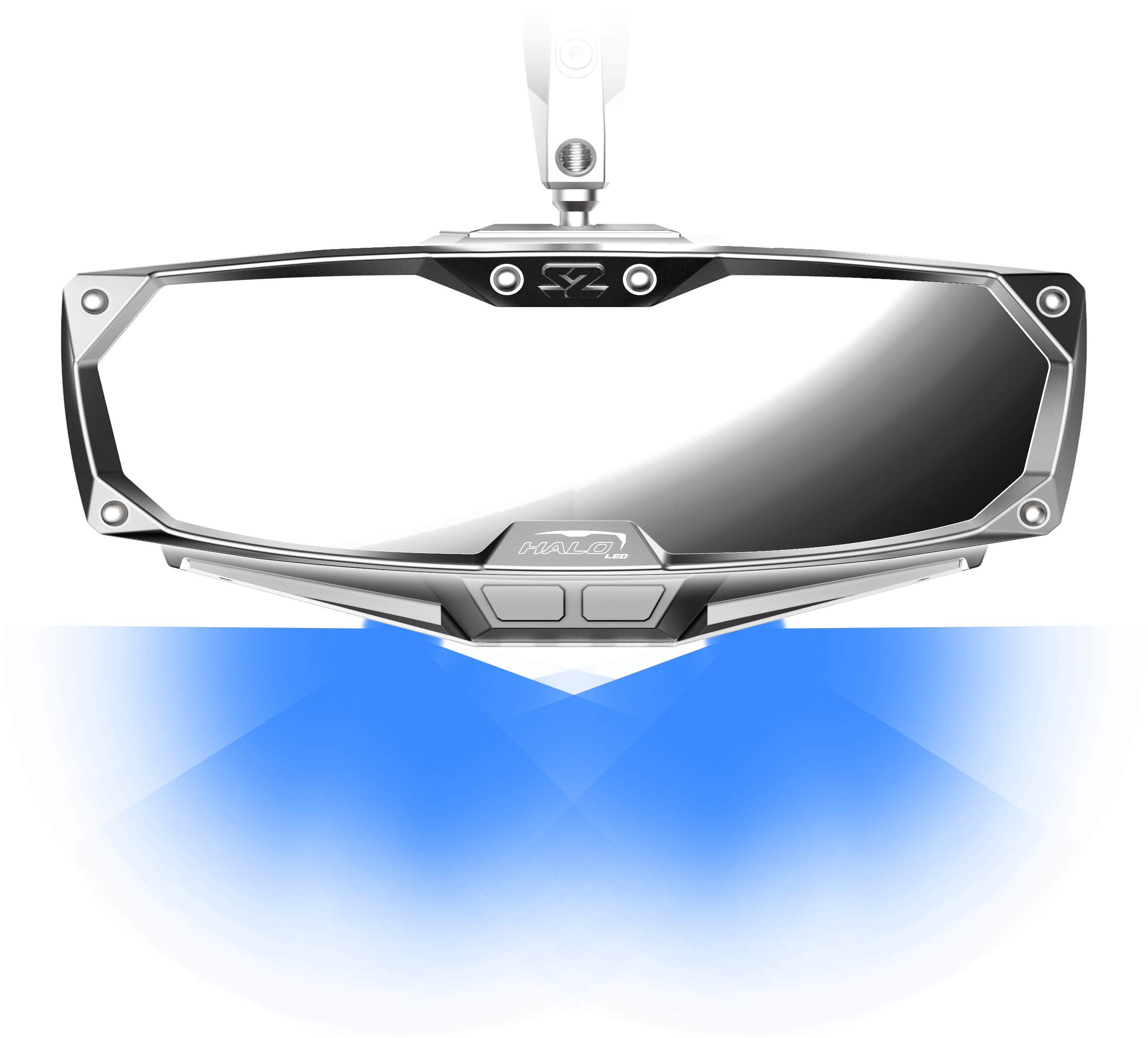 Halo LED Rear View Mirror
