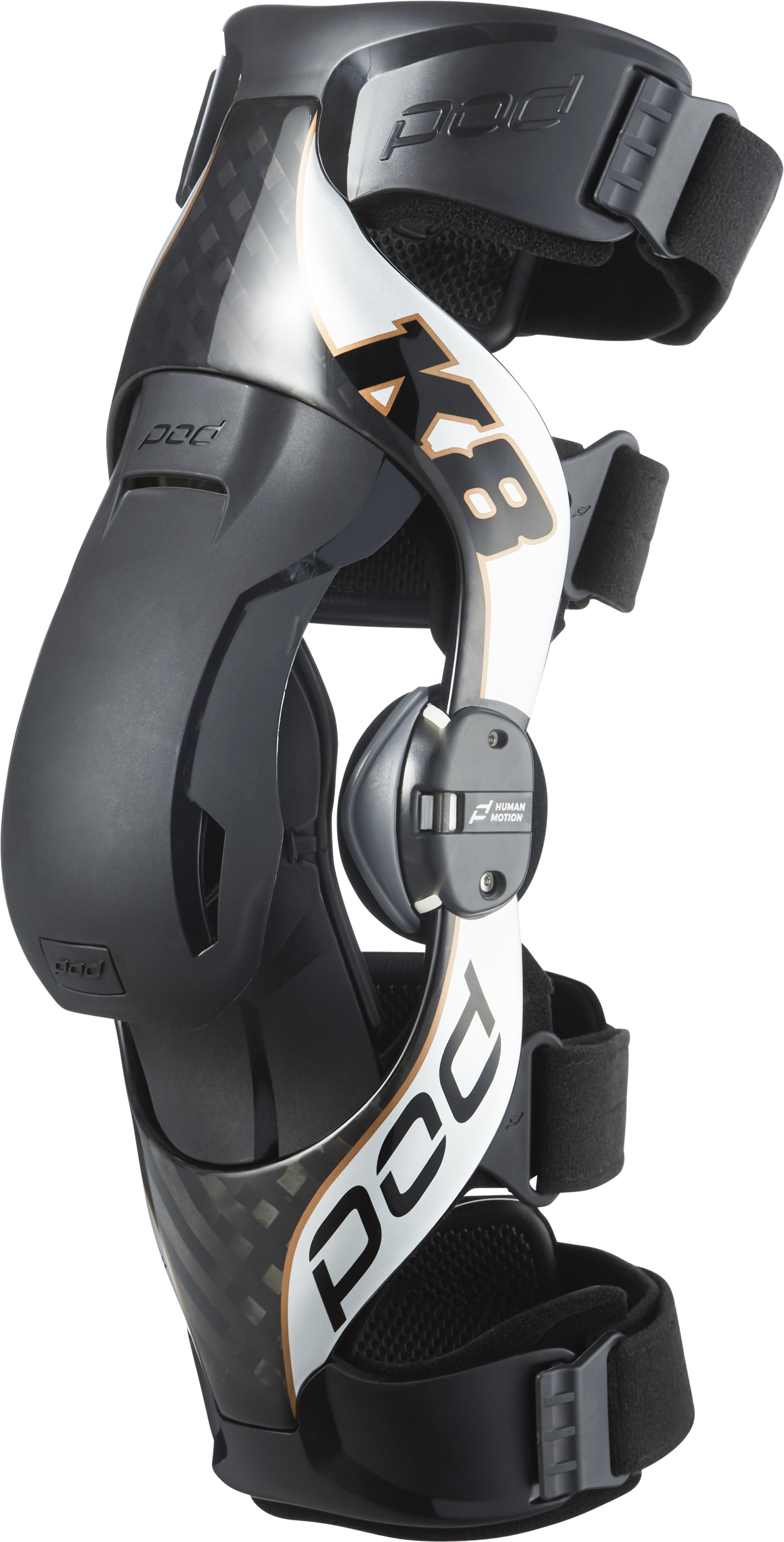 POD K8 Knee Brace Rt Carbon - View 1