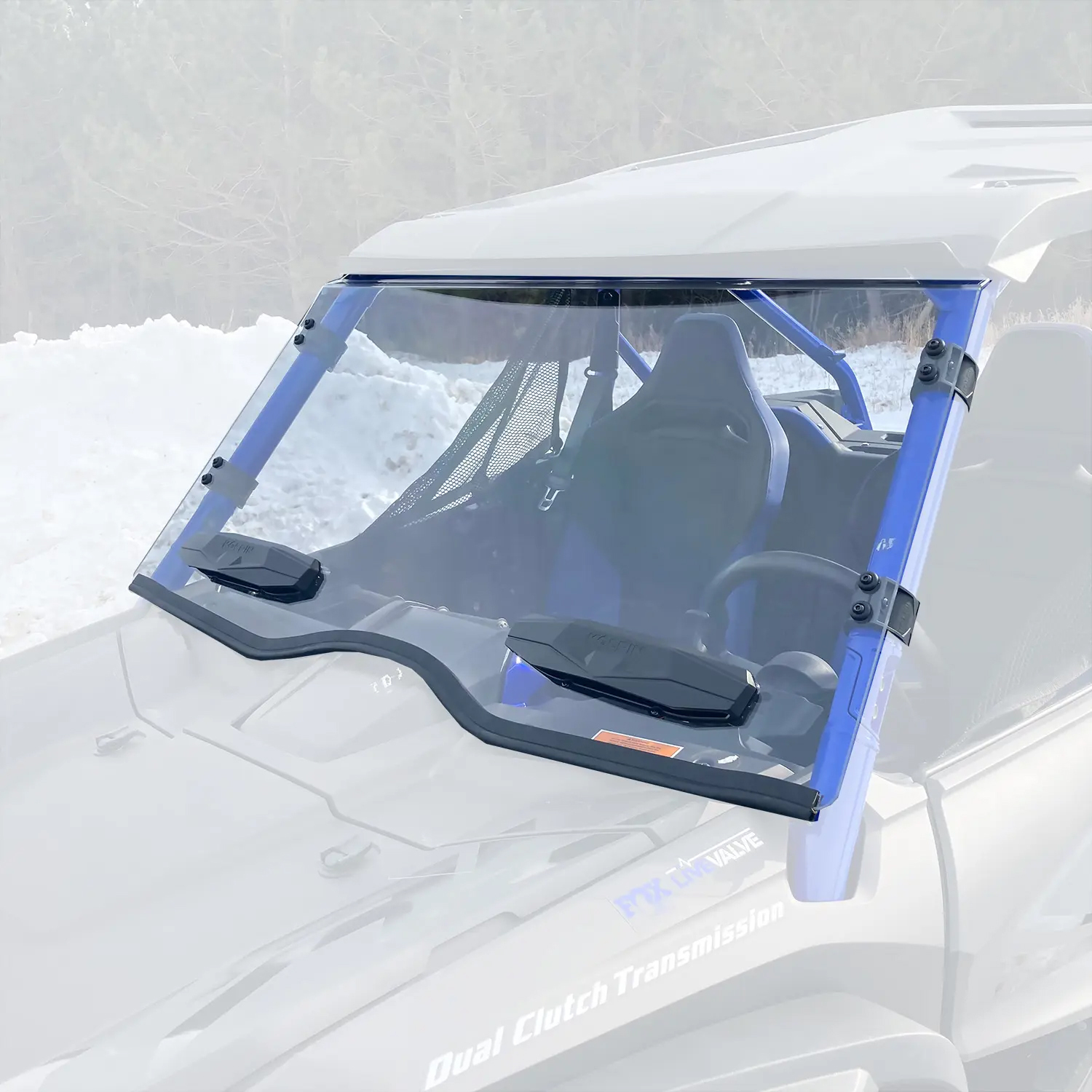 Front Poly Windshield – Full Fixed Vented