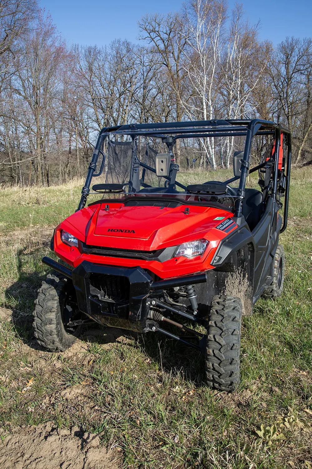 Front Poly Windshield – Full Fixed Vented