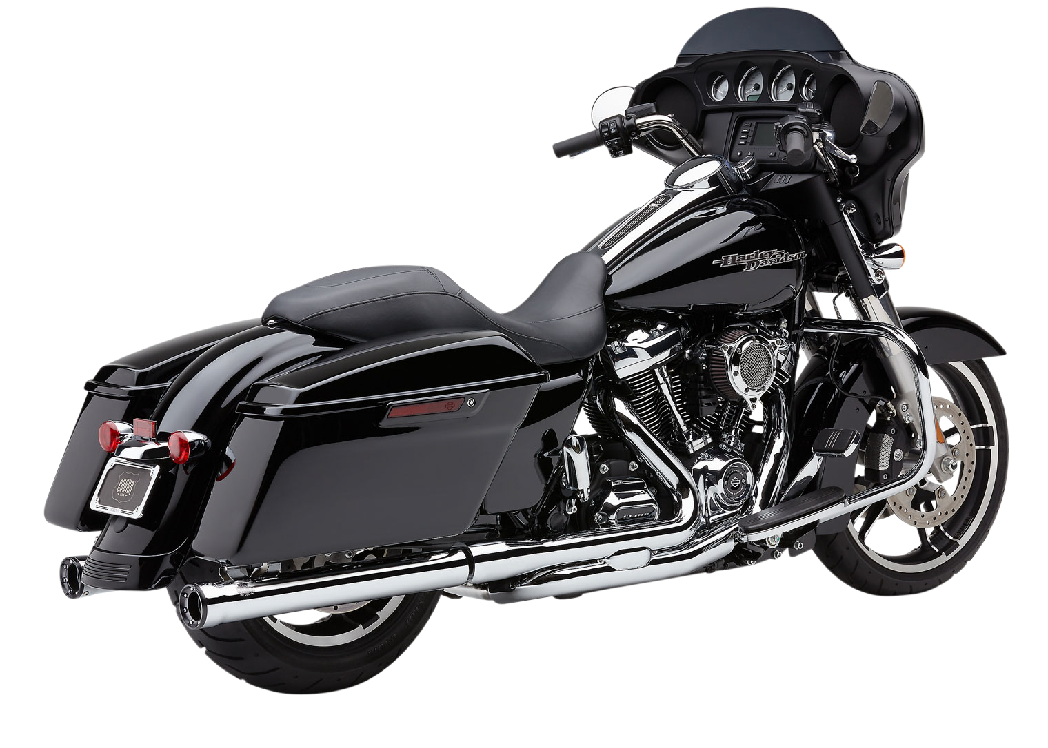 COBRA 3" RPT SLIP-ONS CHROME FLH/FLT 17-22 - View 1
