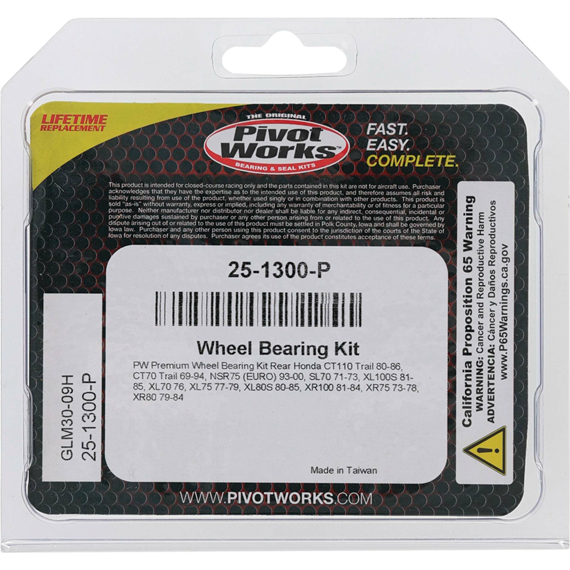 Premium Wheel Bearing Kit