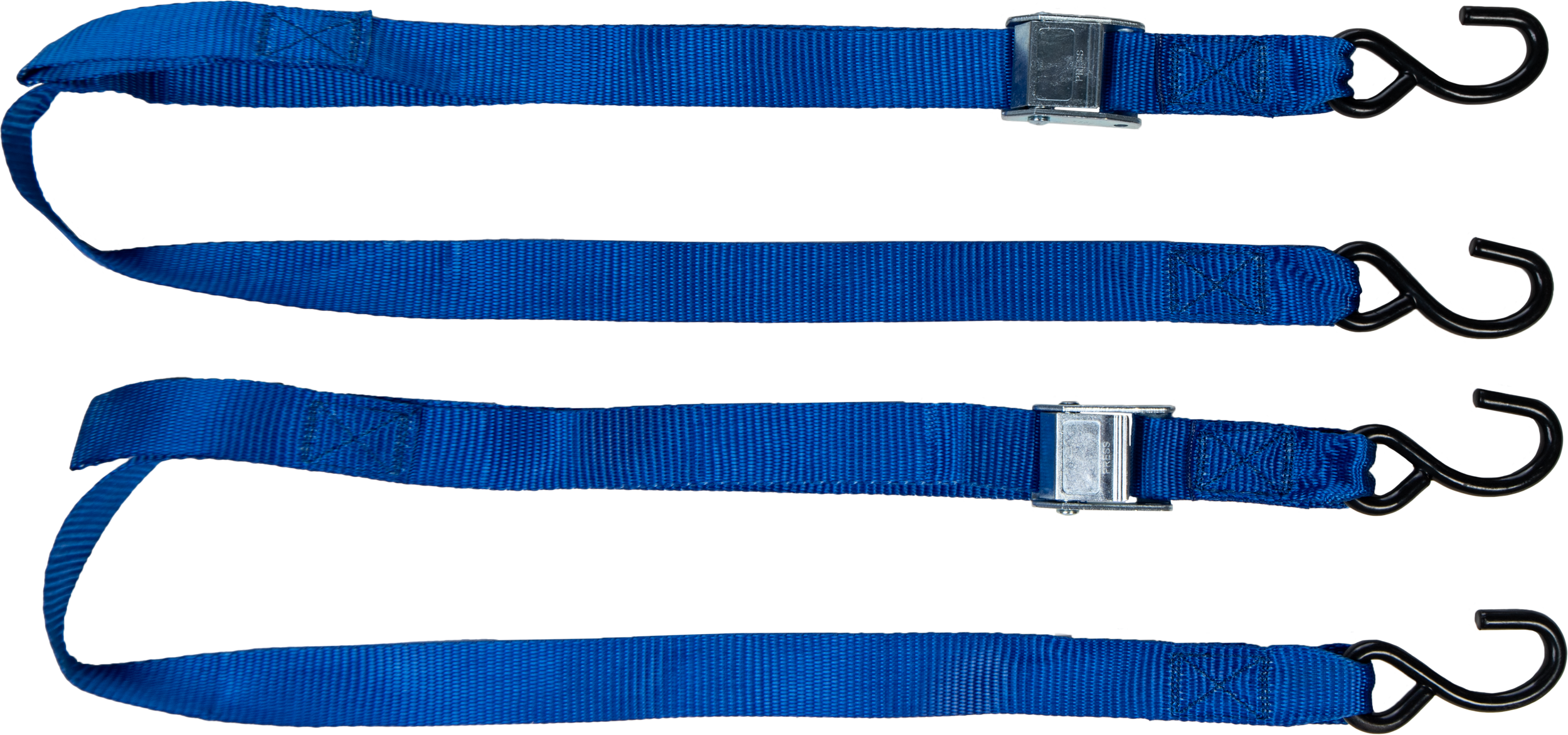 1.5" X 6' TIE-DOWN BLUE 2/PK