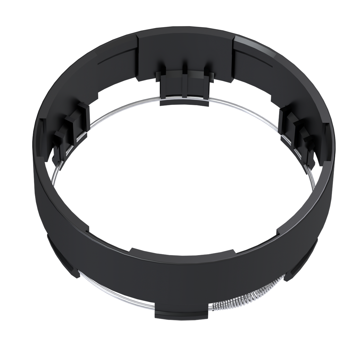 1" CAP EXTENSION SATIN BLACK FITS 4X156/137