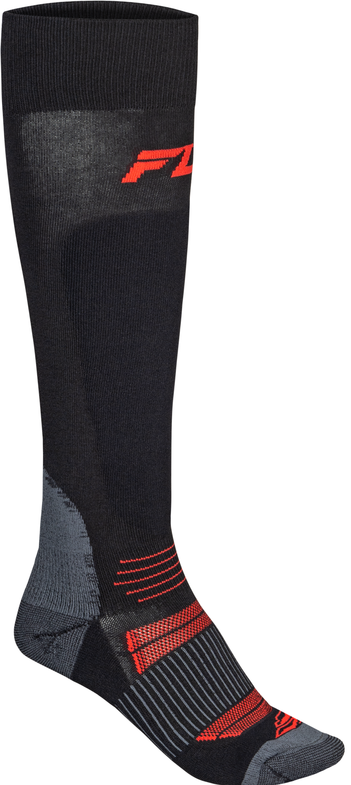 FLY RACING (350-0573S) SNOW MIDWEIGHT WOOL SOCK BLACK SM/MD 350-0573S