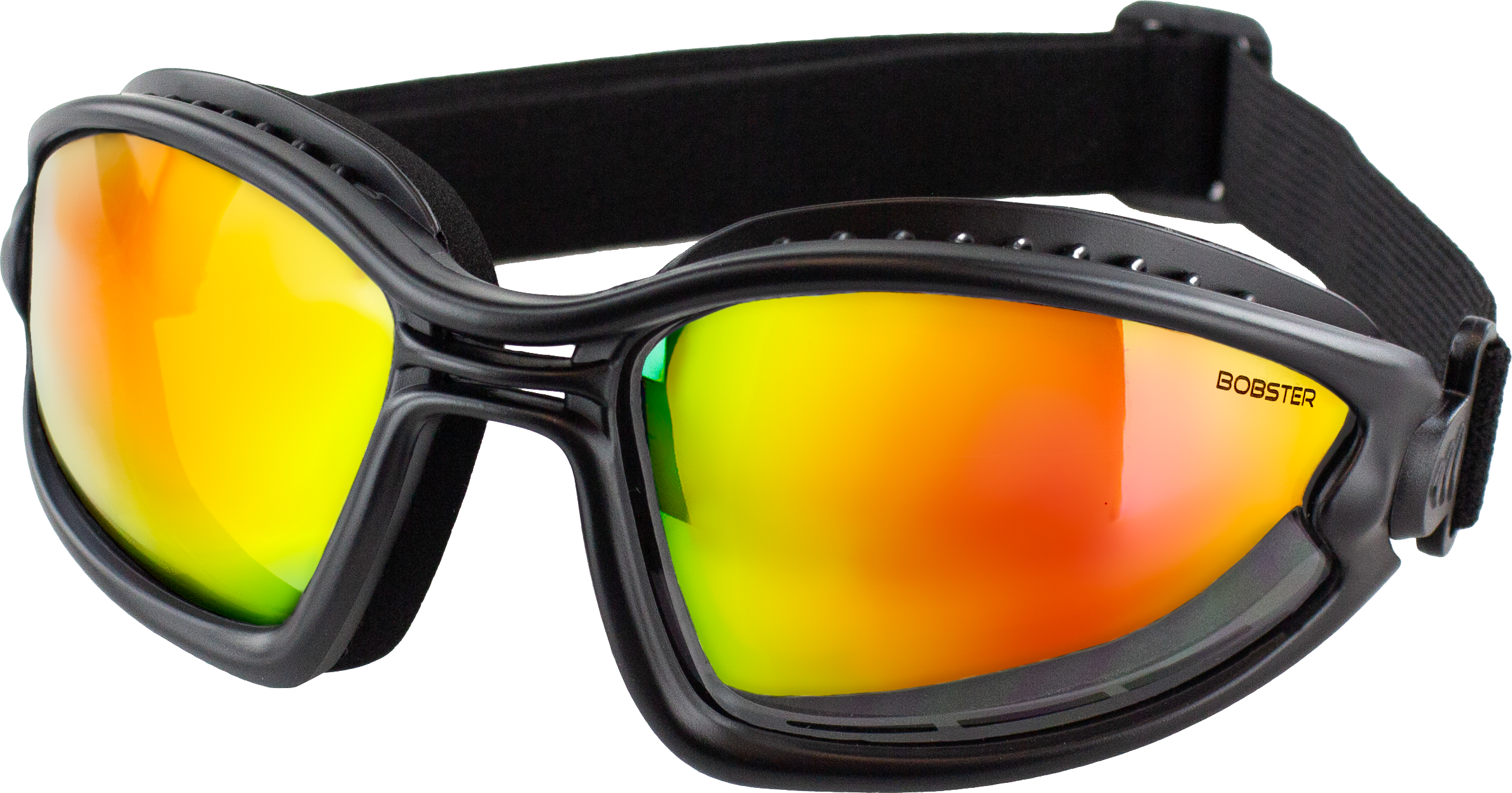 BALLAST SUNGLASSES BLK/CRM RED W RED/YLW LENS