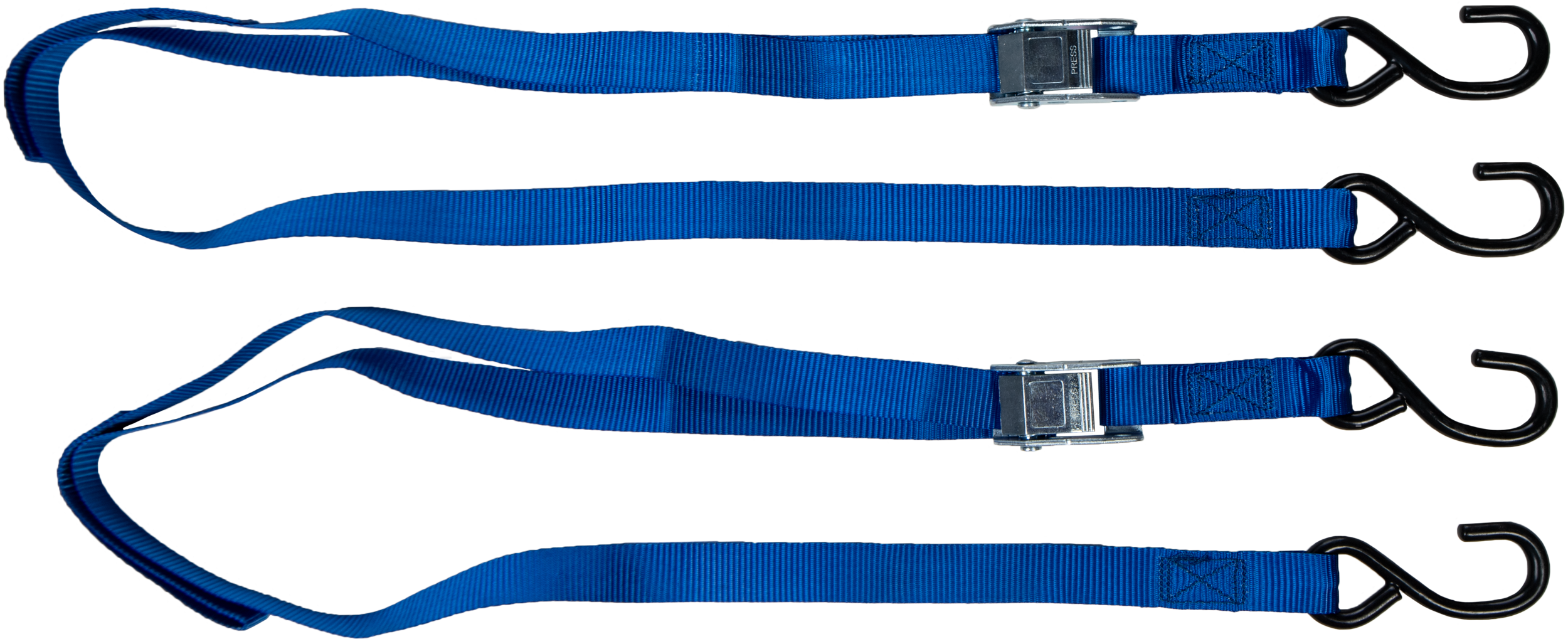 1" X 6' TIE-DOWN BLUE 2/PK