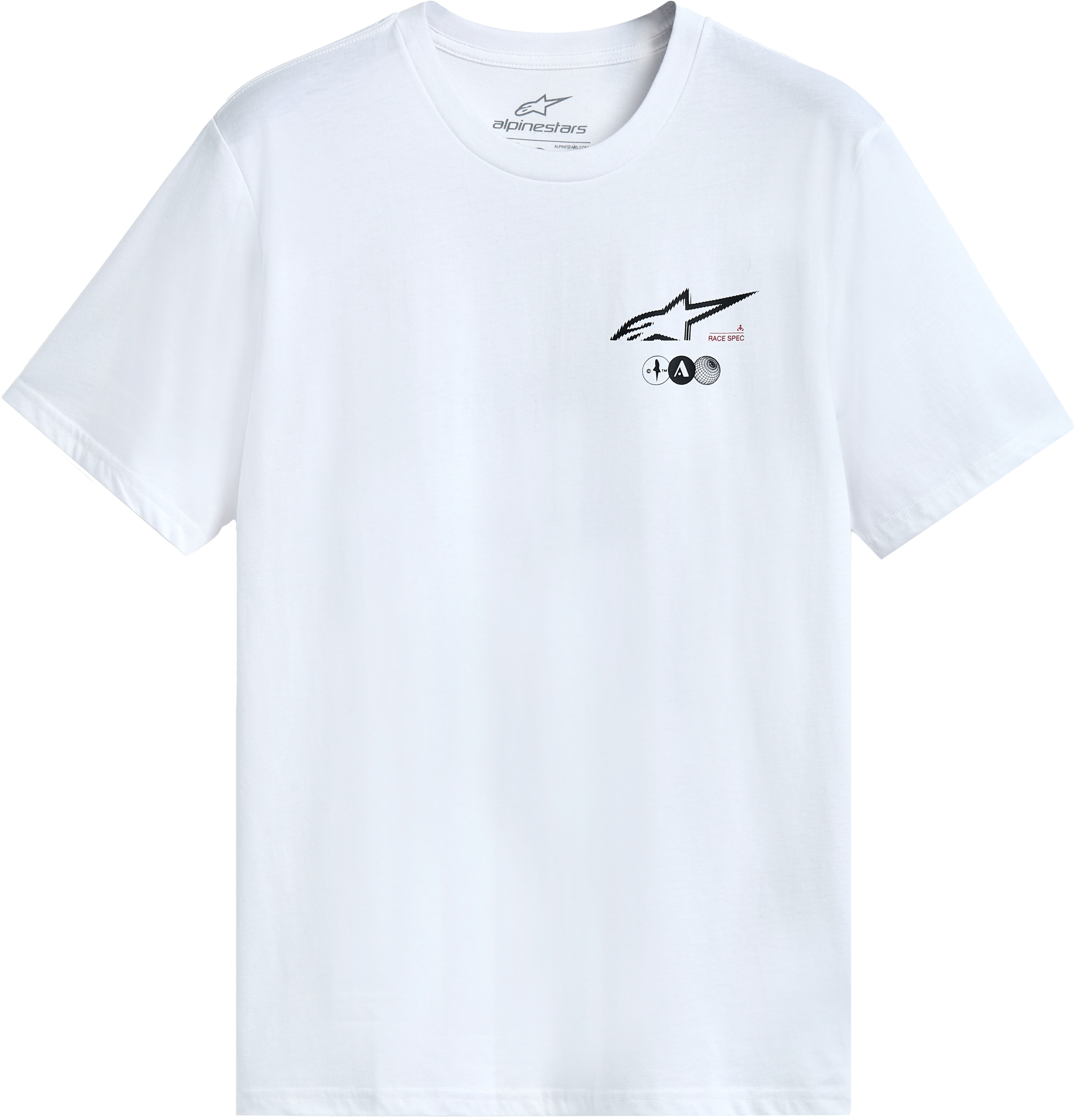 ASYM SS CSF TEE WHITE 2X