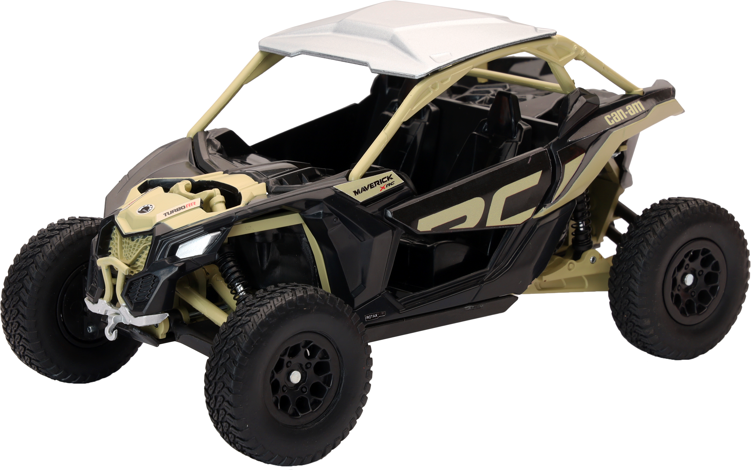 1:18 SCALE CAN AM MAVERICK X3 X RC TURBO BLACK/TAN