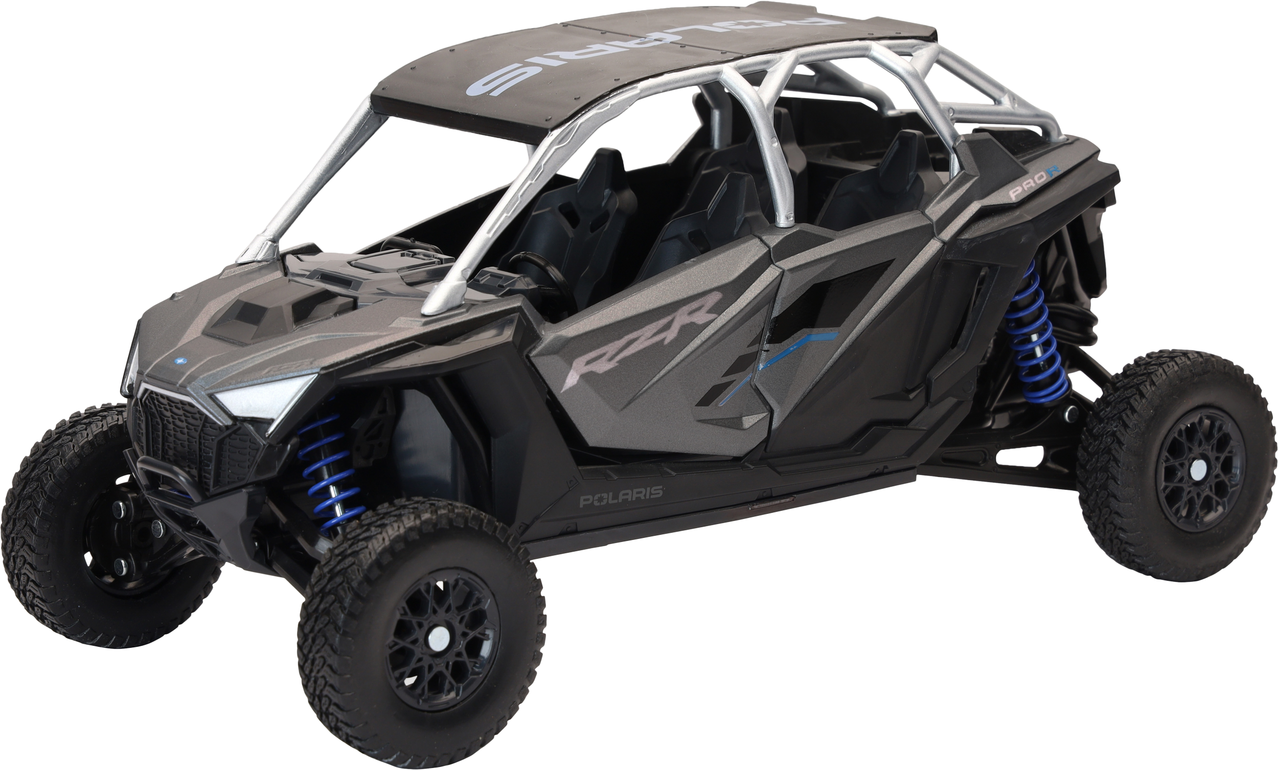 1:18 SCALE POLARIS RZR PRO R4 MATTE HEAVY METAL