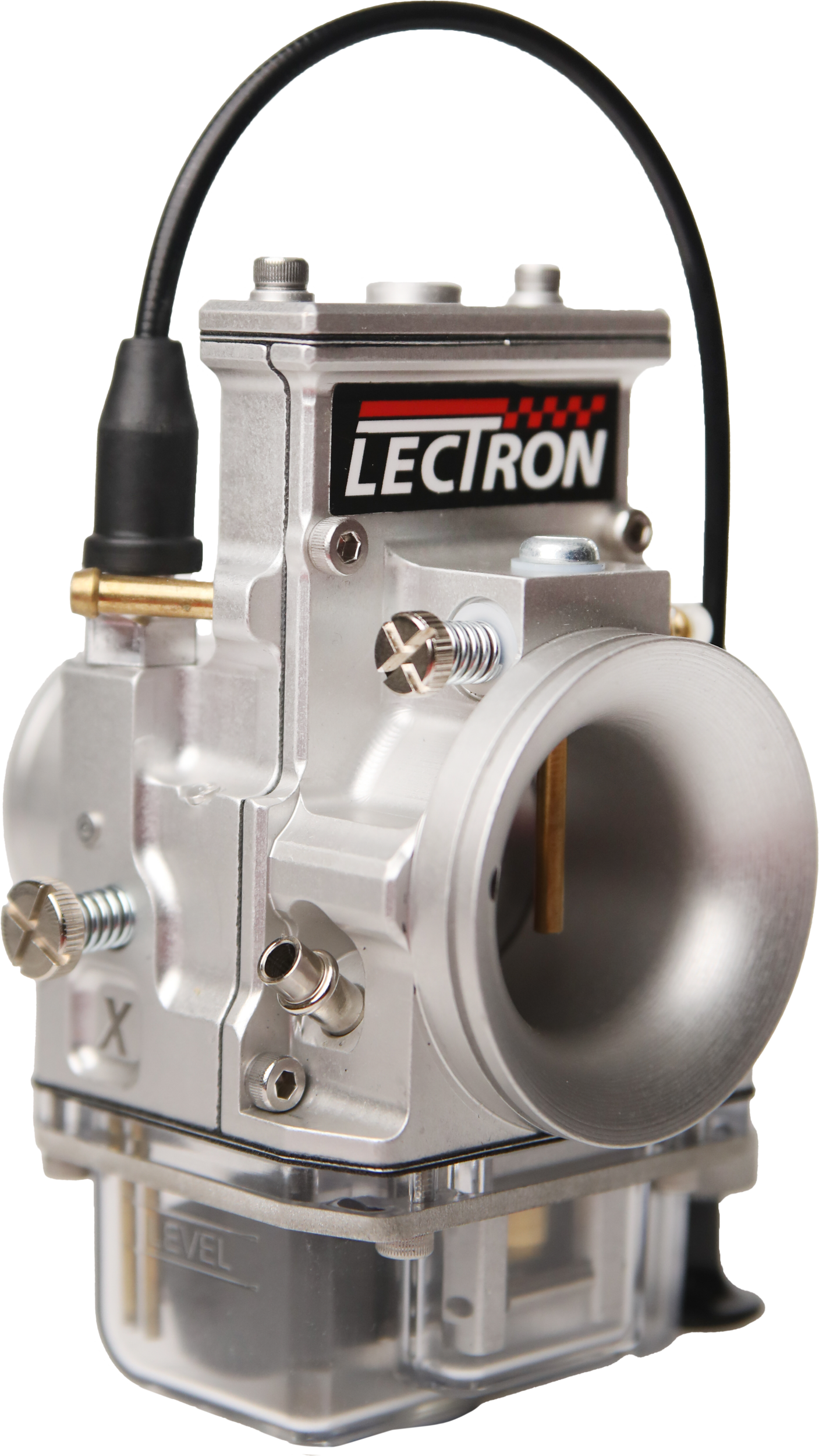 BILLETRON HDX+ 96-124CI CARB 34" CABLE  SLIP IN INTAKE