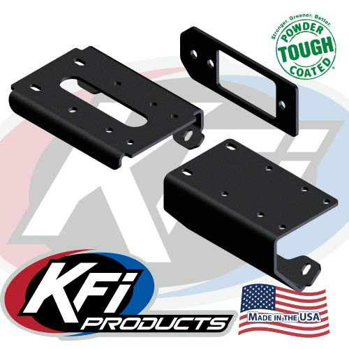 KFI 101370 Black Winch Plow Mount For 2017-2018 KYMCO UXV450I UTV