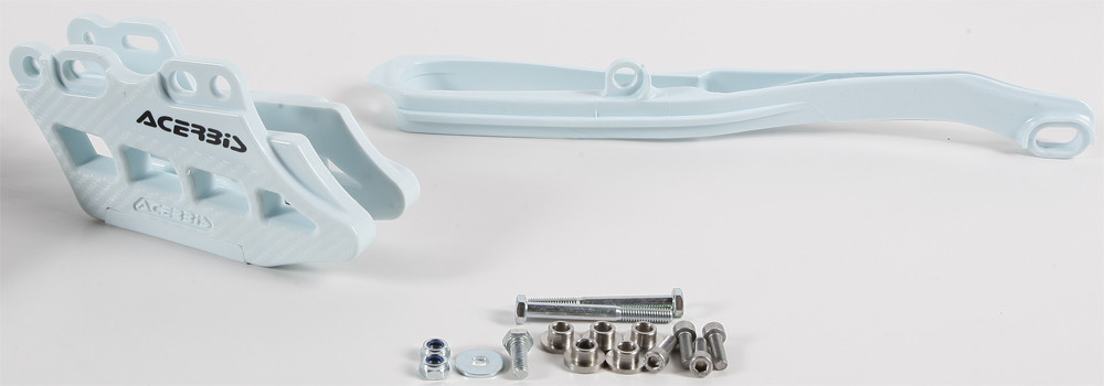 ACERBIS Chain Guide And Slider 2.0 White Honda CRF250R CRF450R