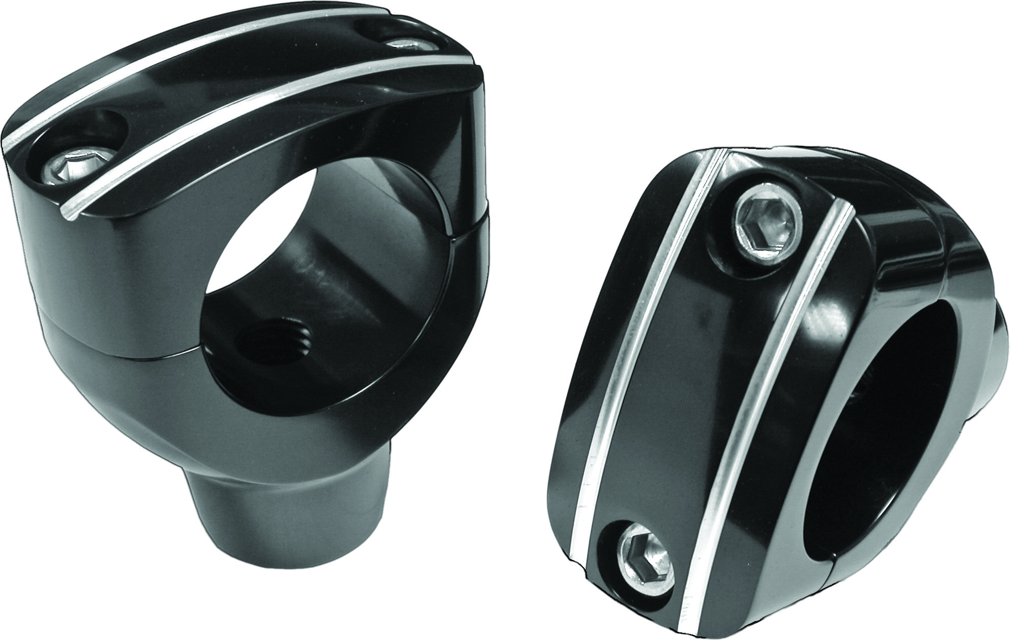 2" GROOVED BLACK RISERS