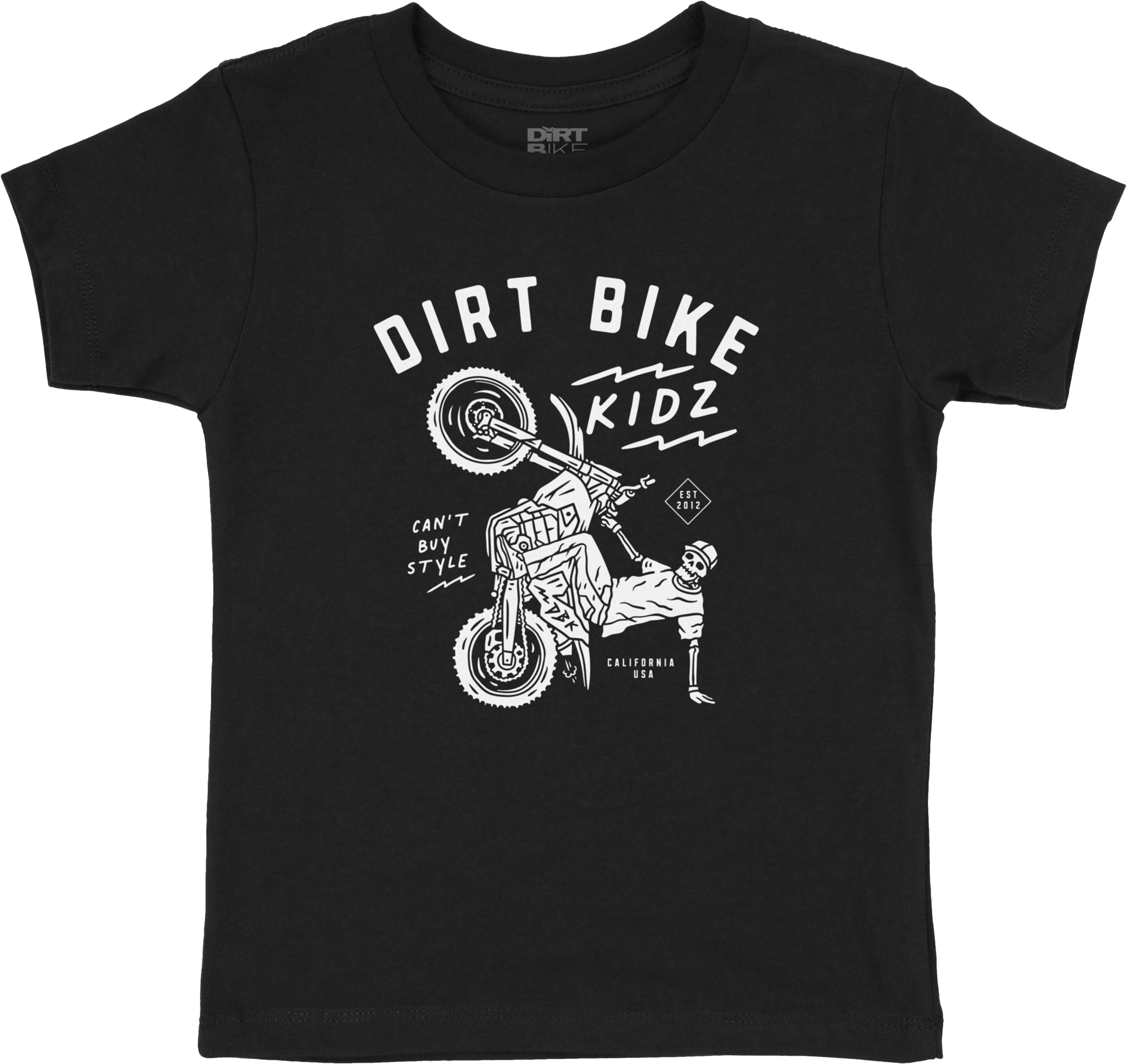 12 O'CLOCK TODDLER TEE BLACK 2T