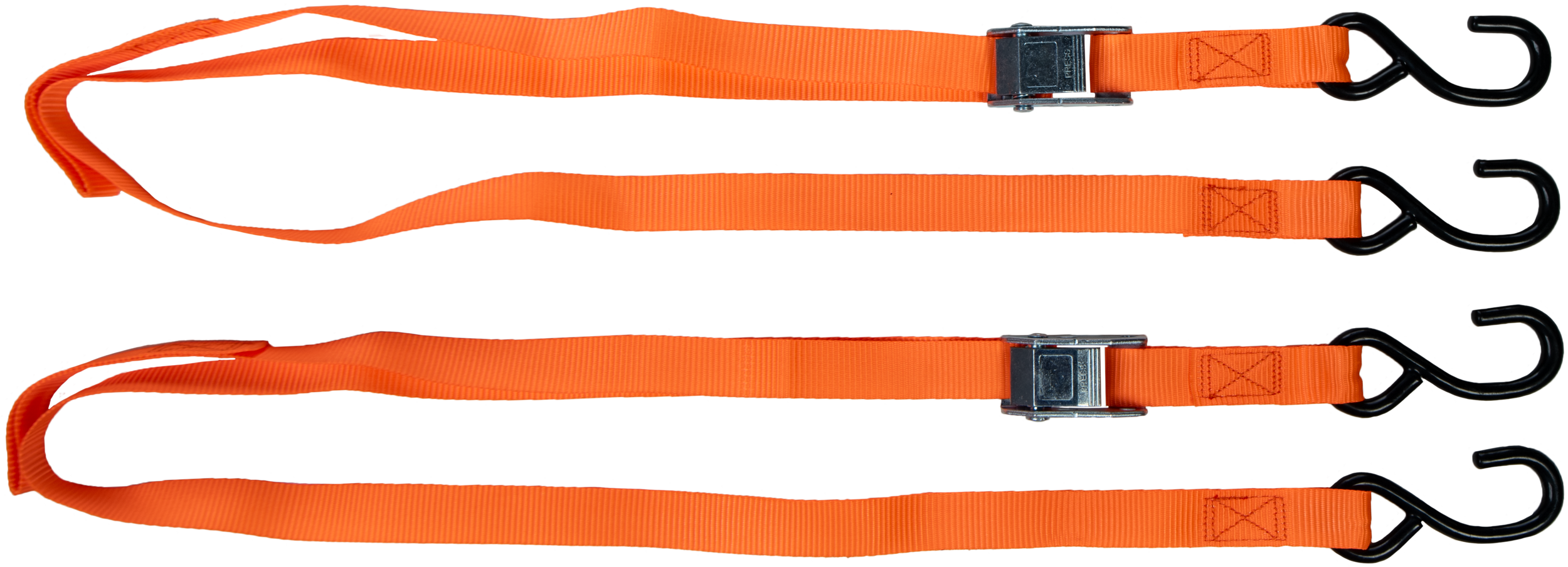 1" X 6' TIE-DOWN ORANGE 2/PK