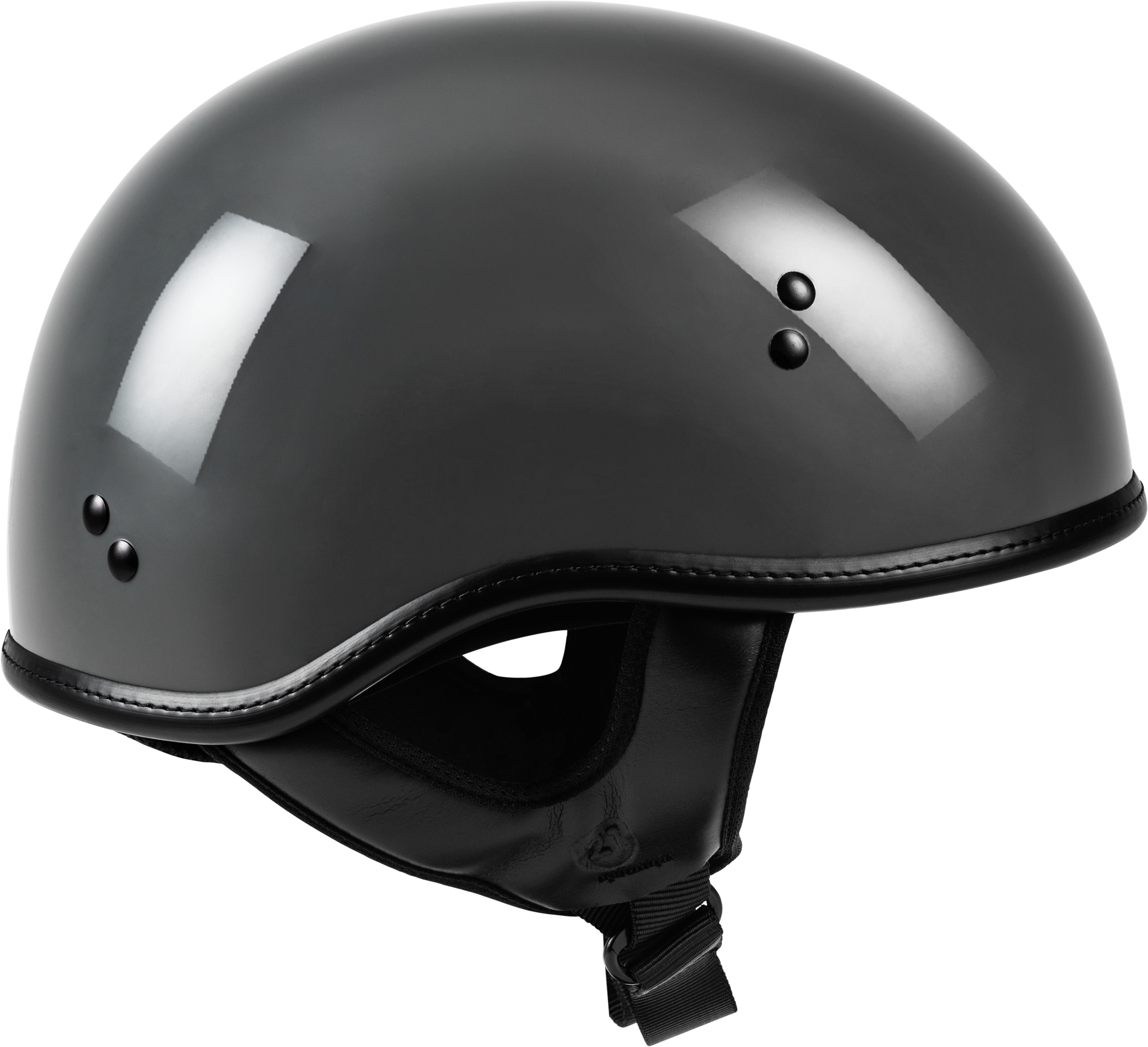 HIGHWAY 21 .357 SOLID ADULT OPEN FACE STREET MOTORCYCLE HALF HELMET - Picture 16 of 17