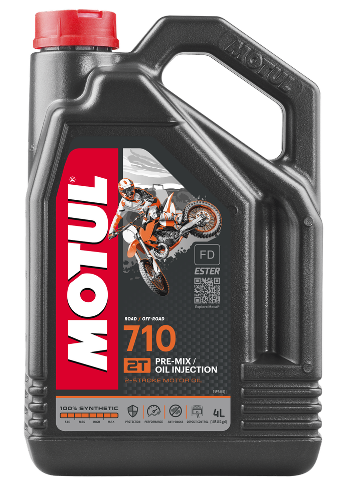 710 RACING PREMIX OIL 2T 4L 4/CASE